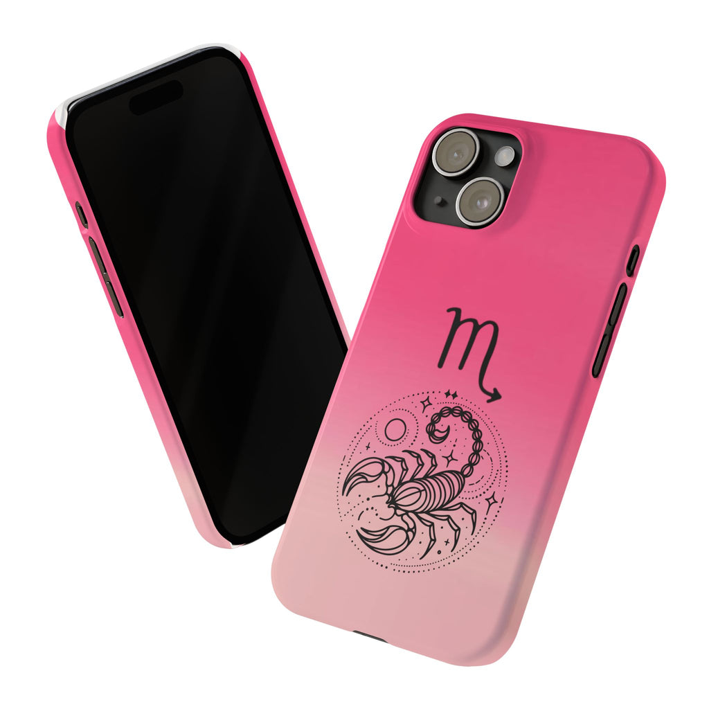 Scorpio Slim Phone Case - Zodiac Constellation Design