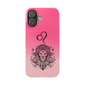 Leo Zodiac Slim Phone Case - Minimalist Horoscope Design