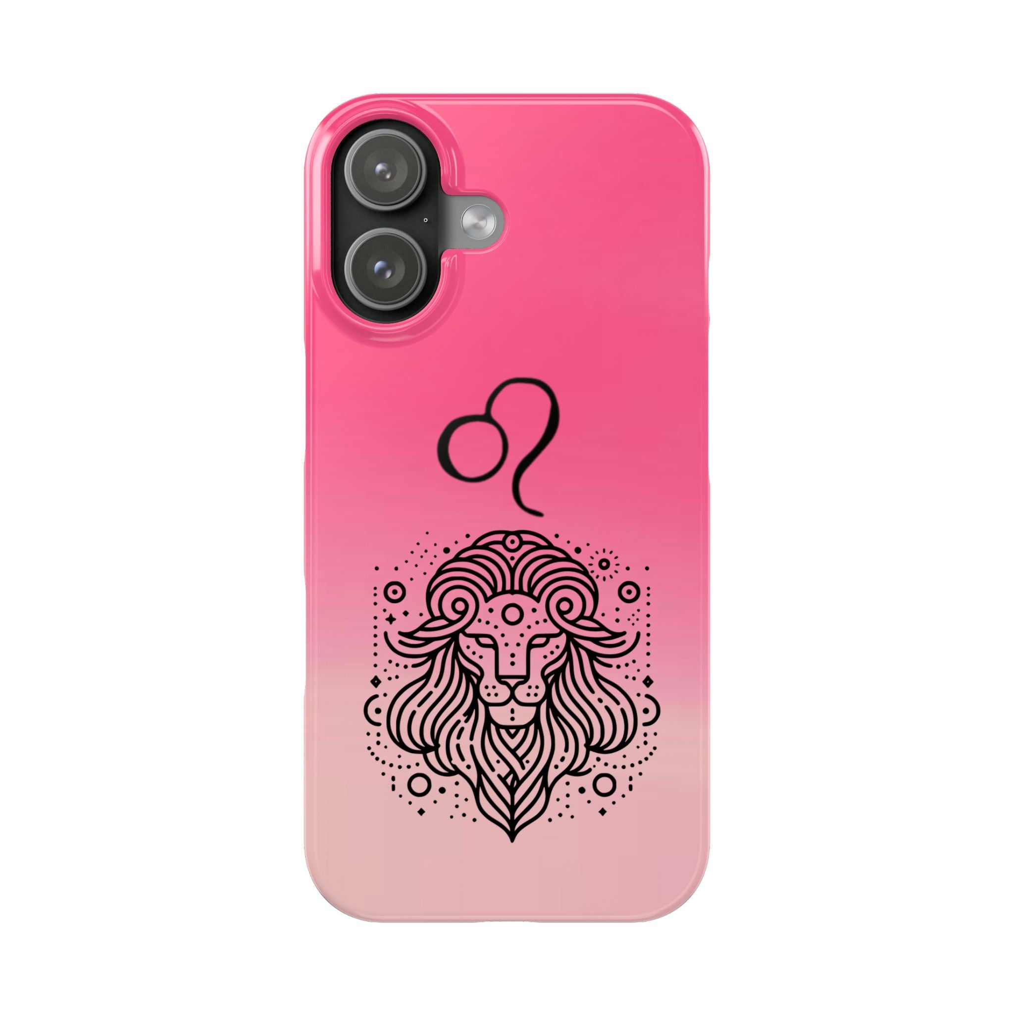 Leo Zodiac Slim Phone Case - Minimalist Horoscope Design