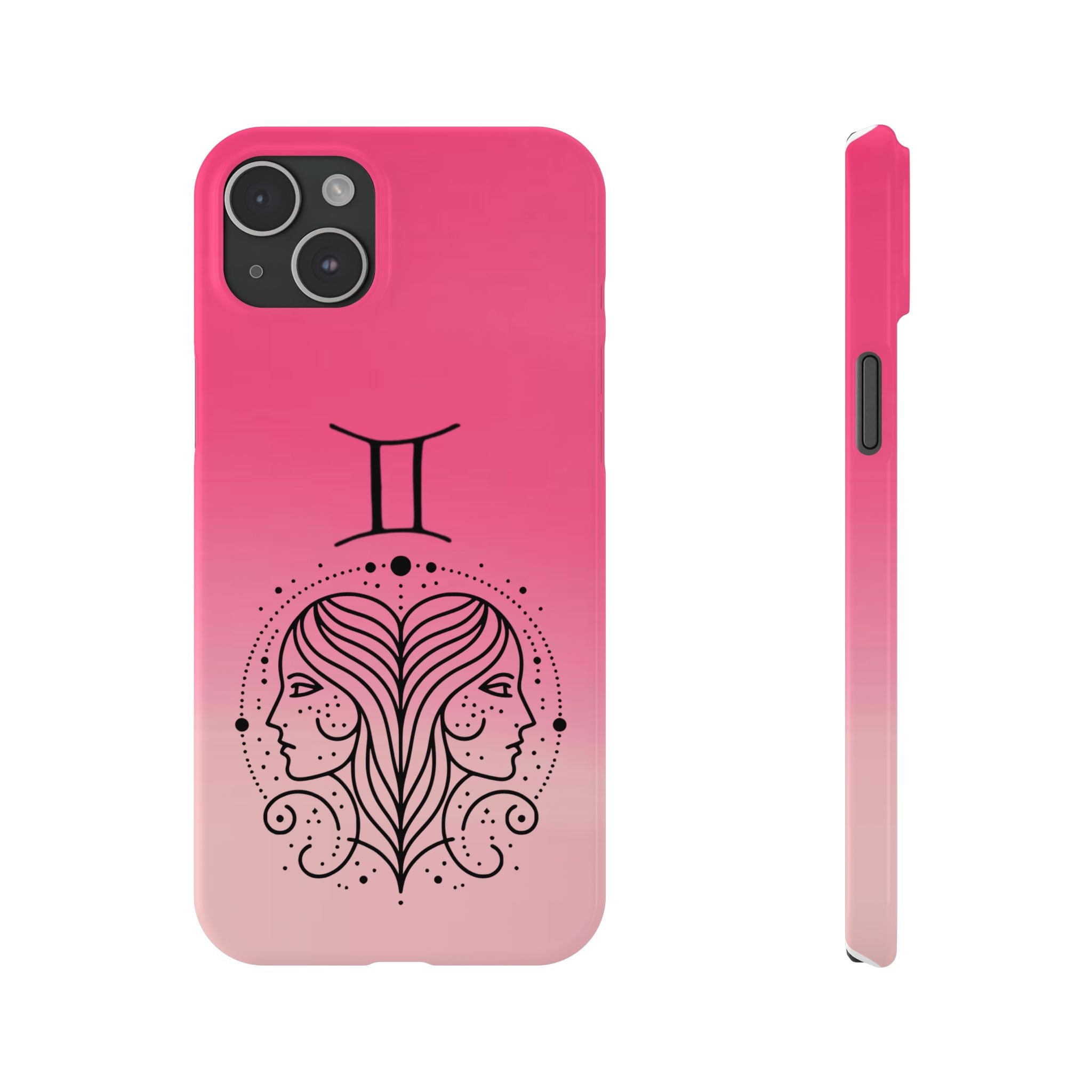 Gemini Slim Phone Case — Zodiac Constellation Design