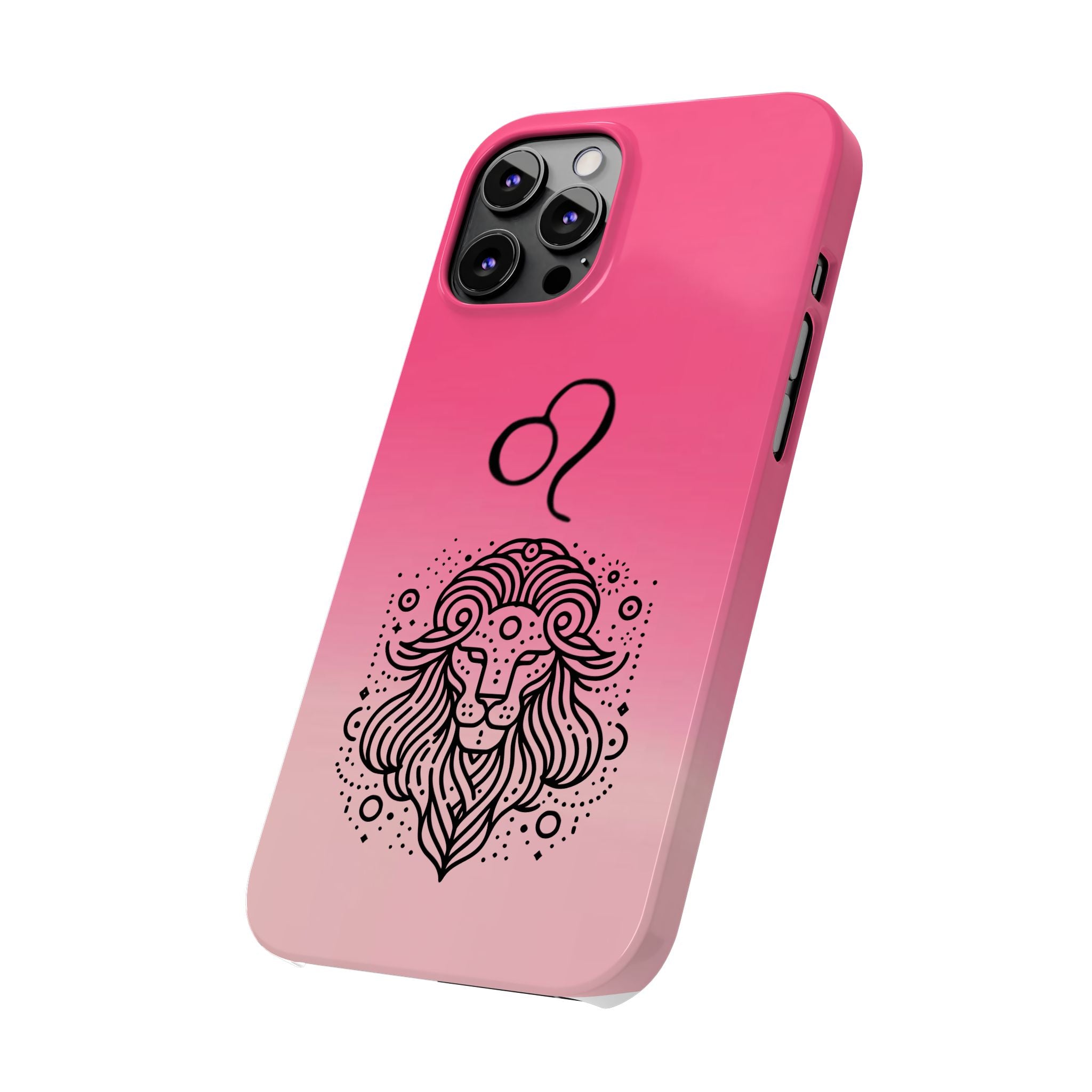Leo Zodiac Slim Phone Case - Minimalist Horoscope Design