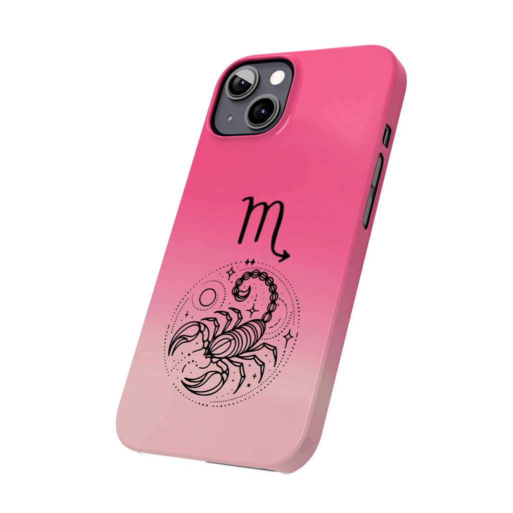 Scorpio Slim Phone Case - Zodiac Constellation Design