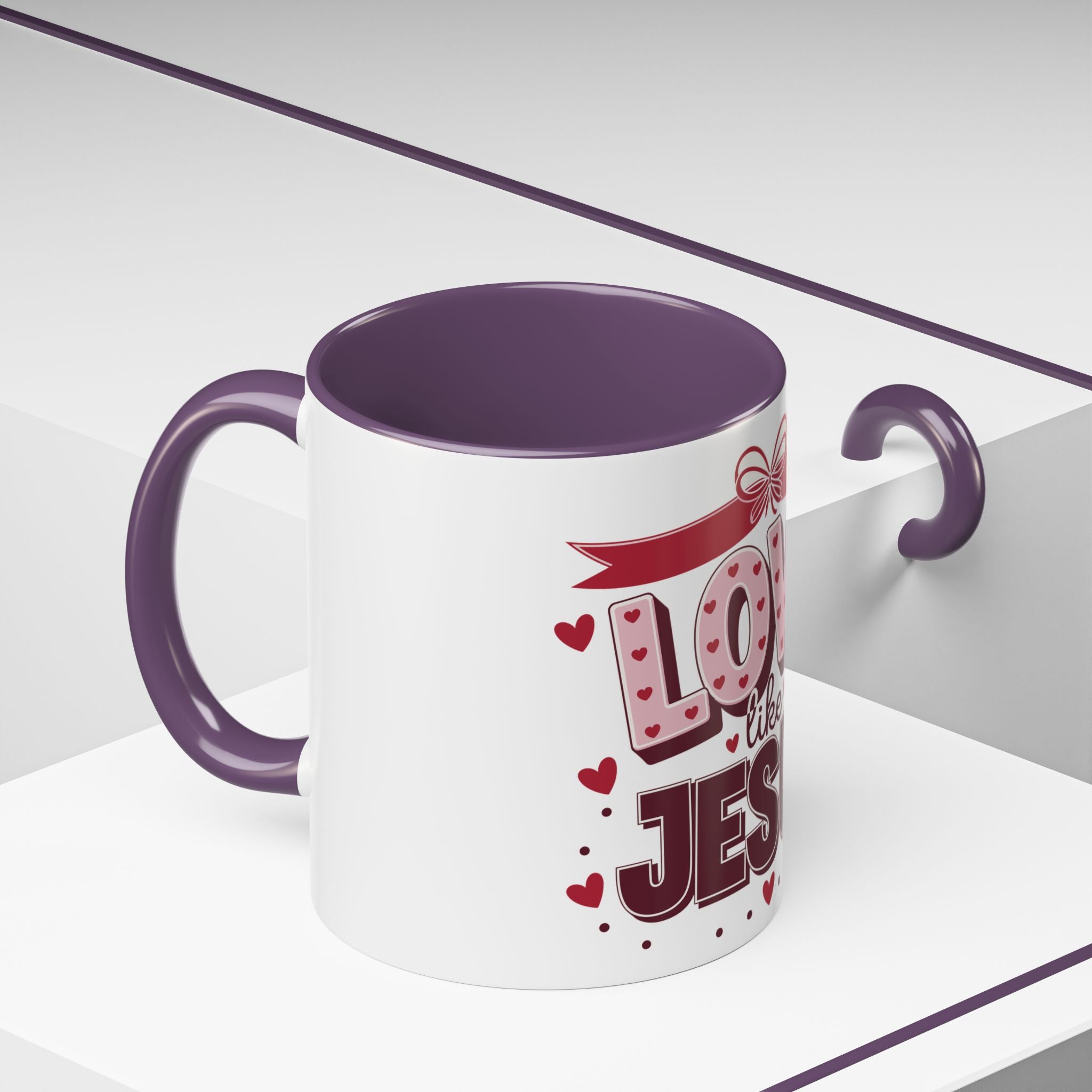 Love Like Jesus Coffee Mug — Christian Valentine Gift (11/15 oz)