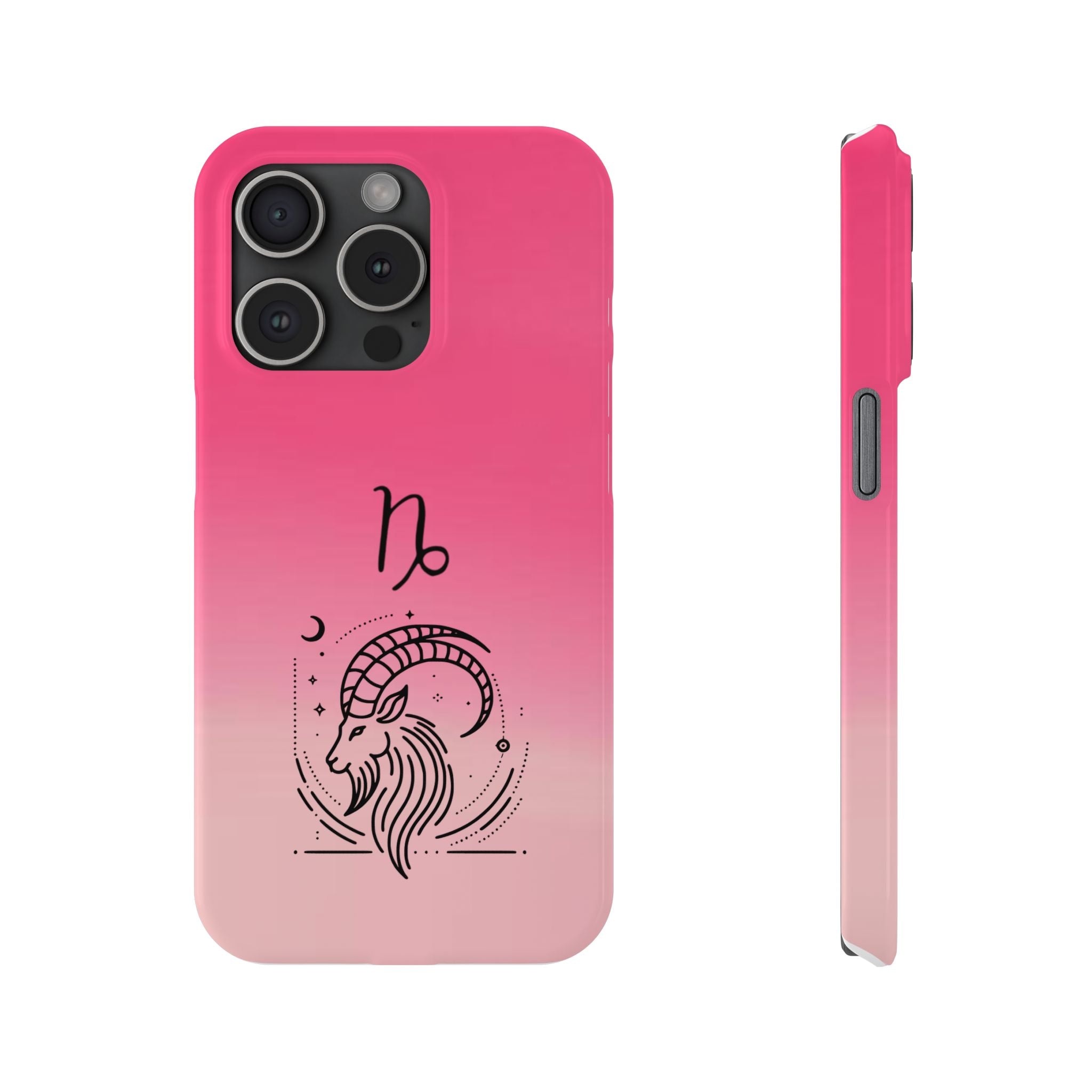 Capricorn Slim Phone Case - Minimal Zodiac Phone Cover