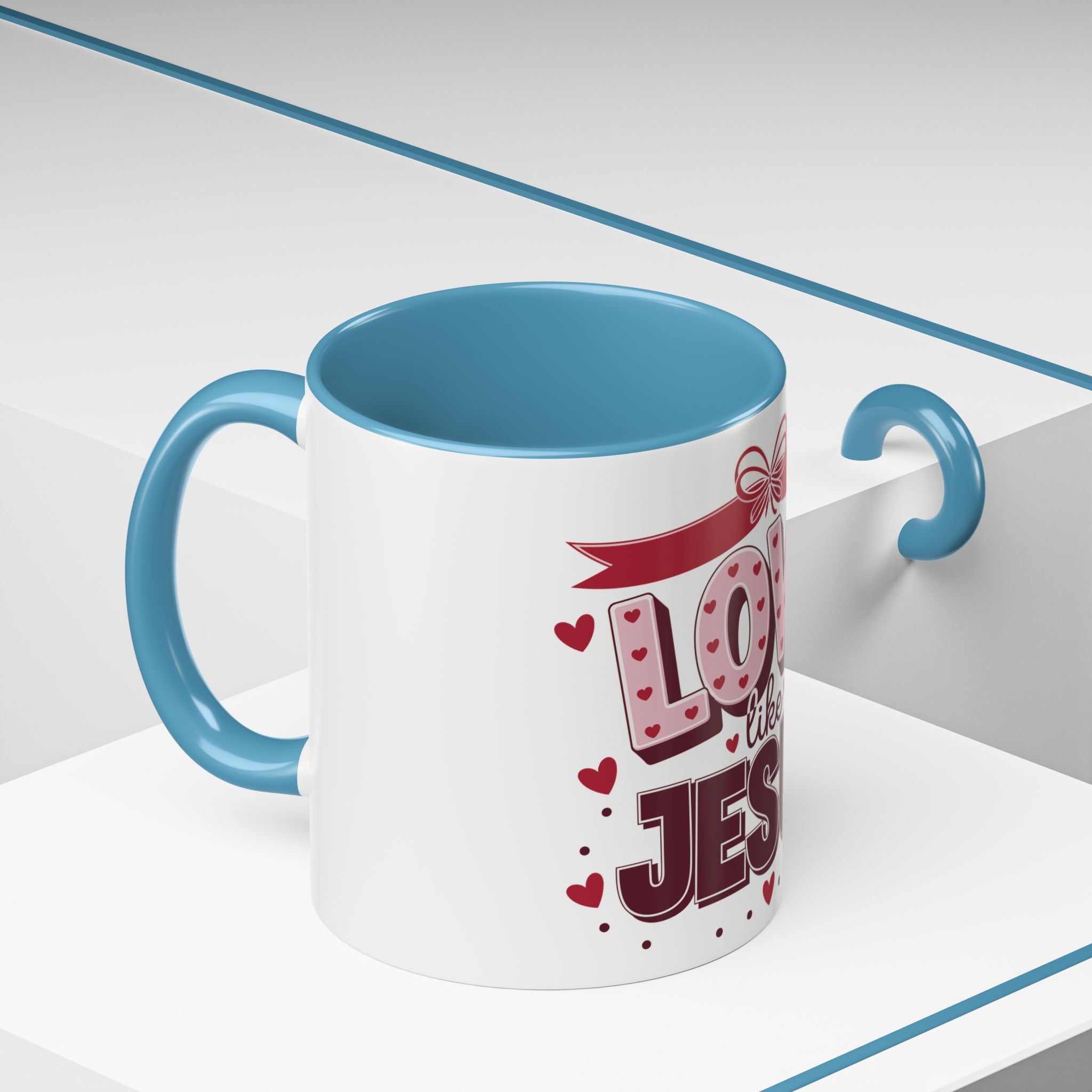 Love Like Jesus Coffee Mug — Christian Valentine Gift (11/15 oz)