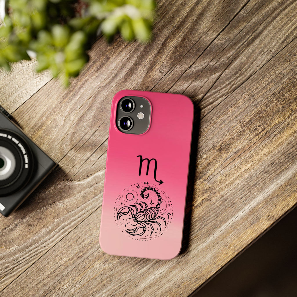 Scorpio Slim Phone Case - Zodiac Constellation Design