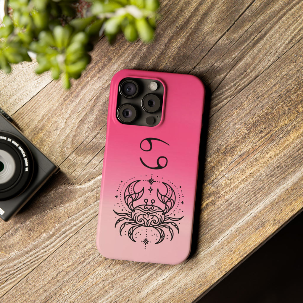 Cancer Slim Phone Case - Minimalist Zodiac/Life Support Design