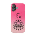 Cancer Slim Phone Case - Minimalist Zodiac/Life Support Design