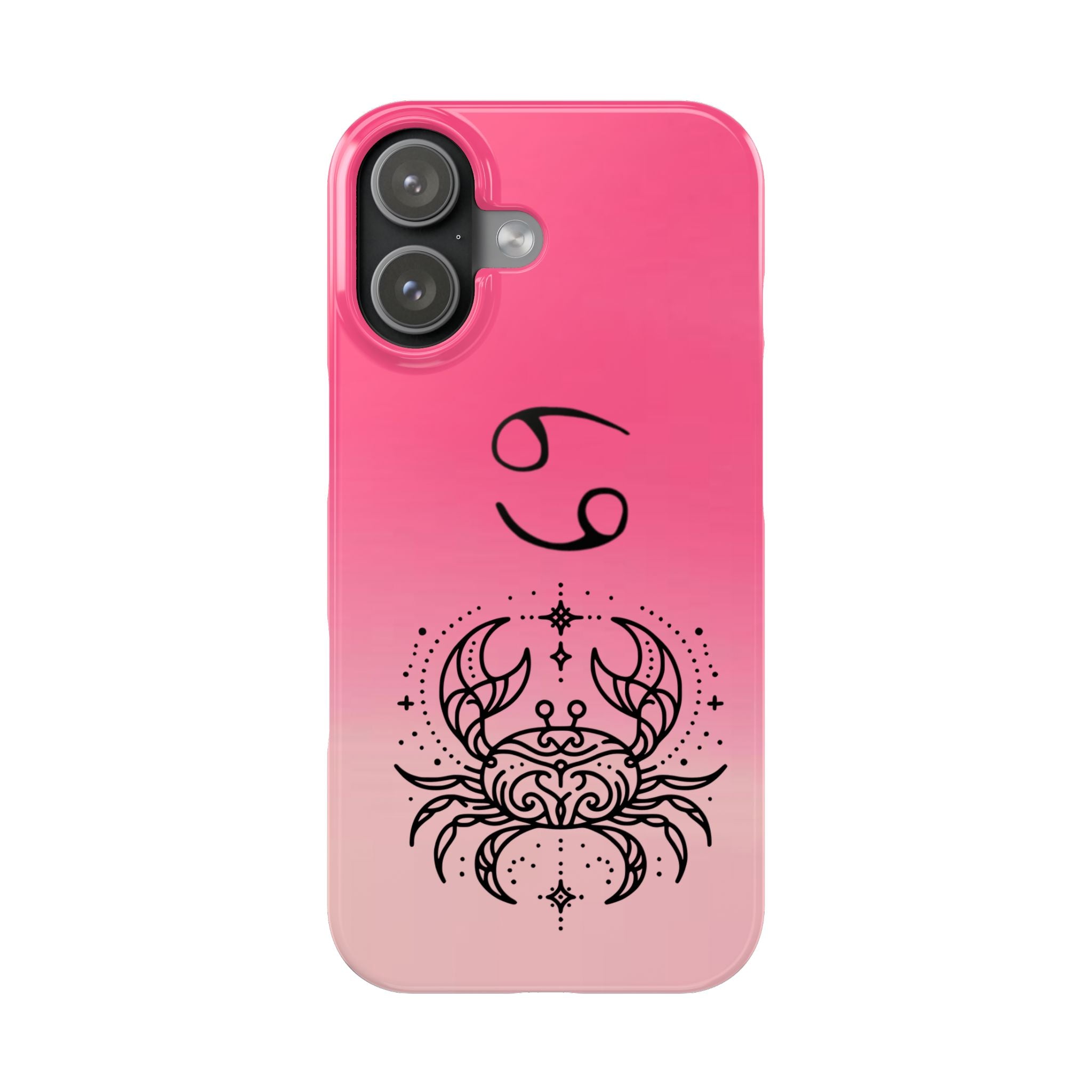 Cancer Slim Phone Case - Minimalist Zodiac/Life Support Design