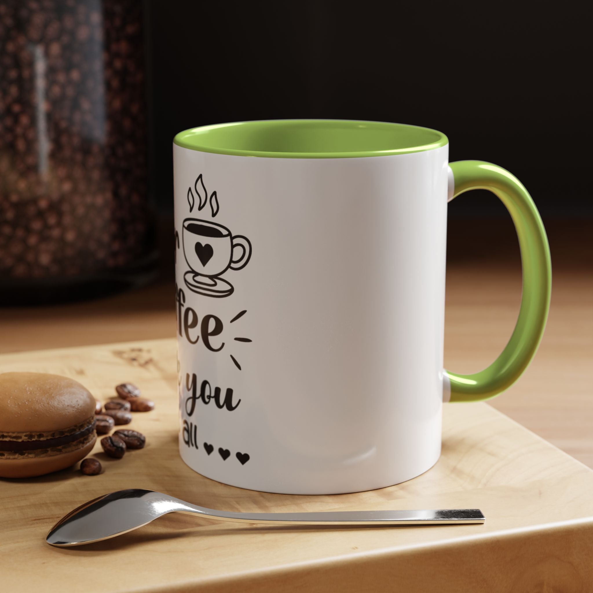 Coffee Mug — "Dear Coffee, I Love You" Accent Ceramic Mug (11/15oz)