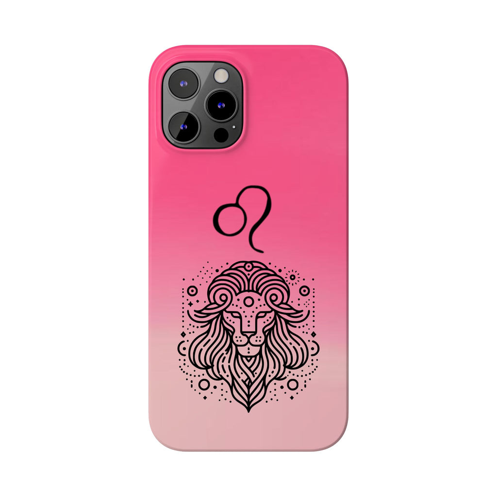 Leo Zodiac Slim Phone Case - Minimalist Horoscope Design