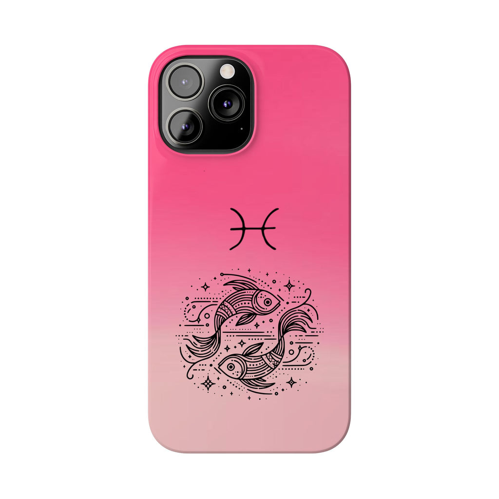 Pisces Slim Phone Case - Minimal Zodiac Phone Cover