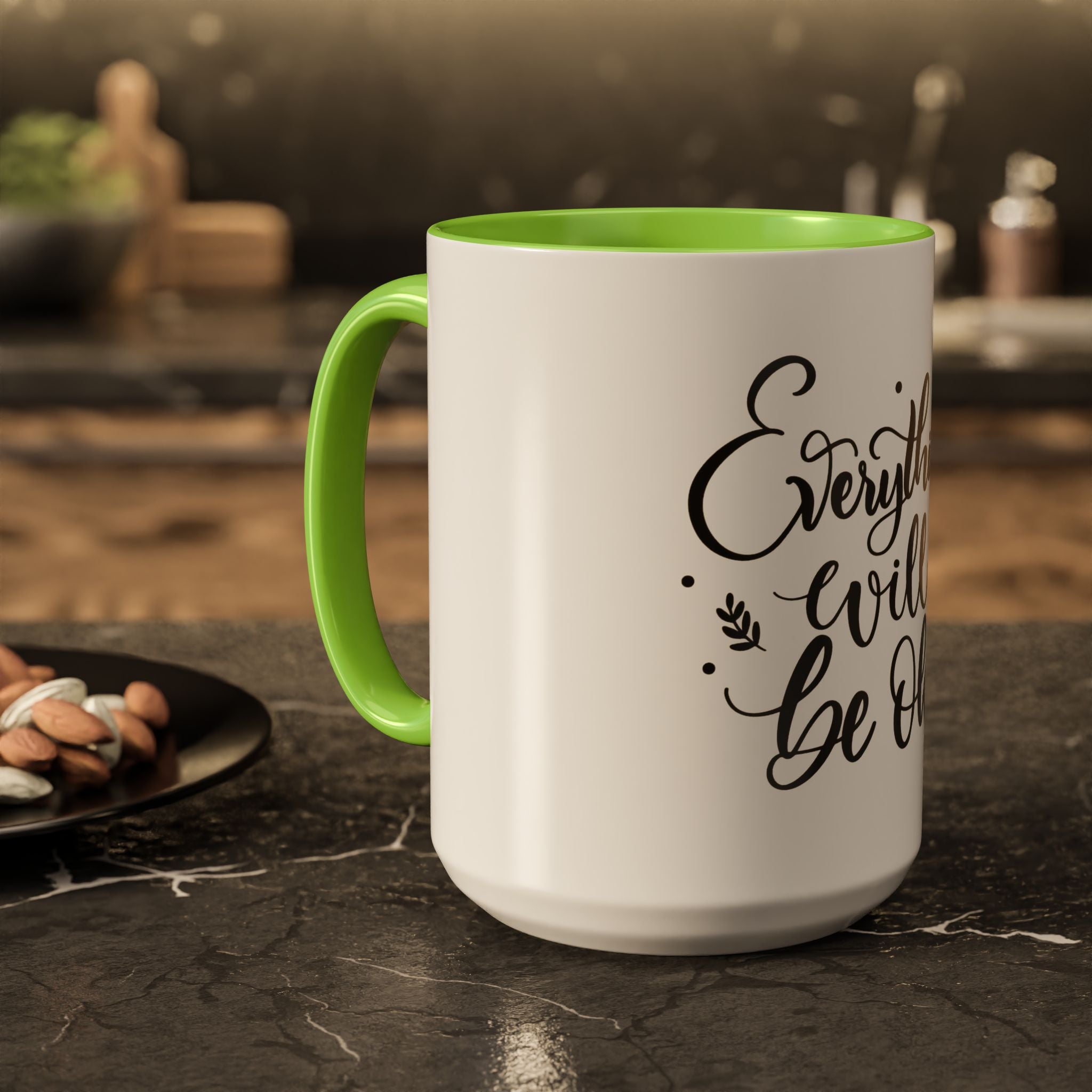Everything Will Be Ok Mug — Inspirational Coffee Cup (11oz & 15oz)
