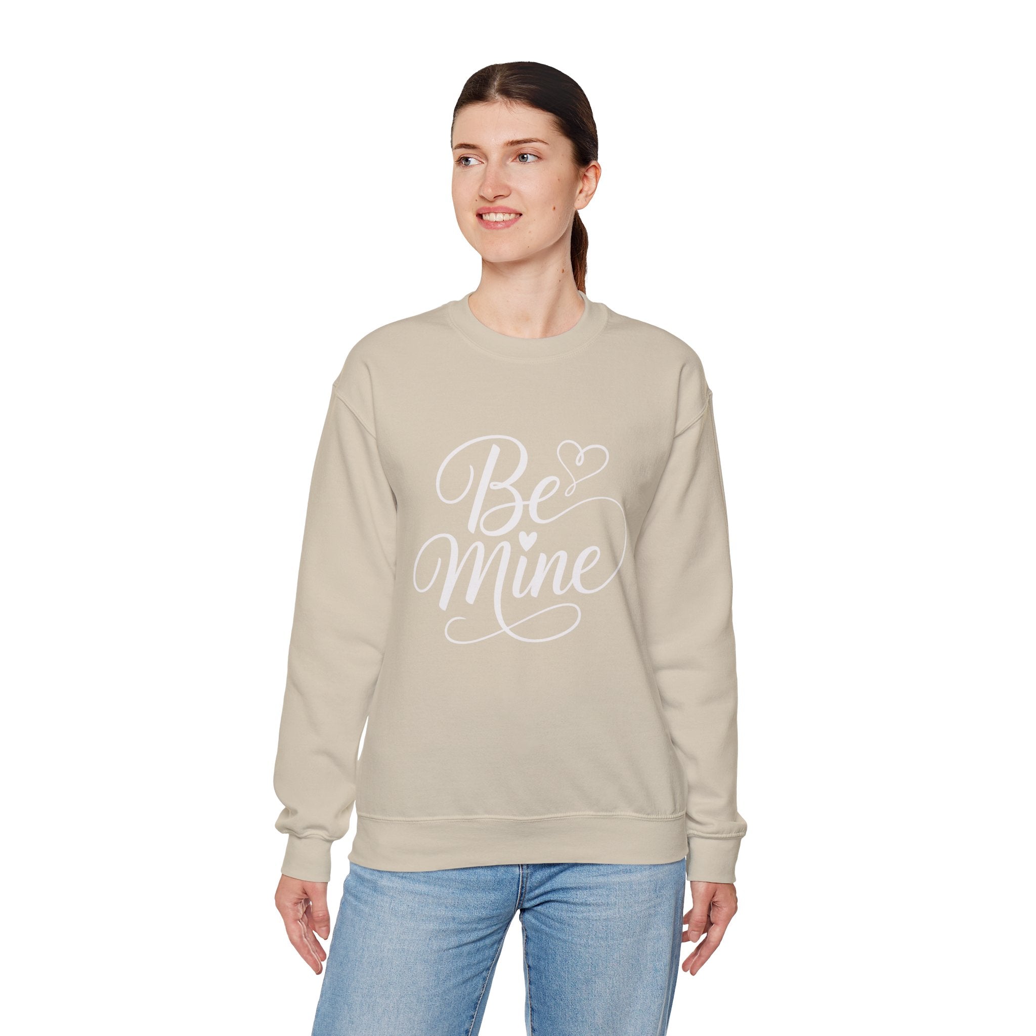 Be Mine Sweatshirt — Valentine’s Day Heart Graphic Crewneck