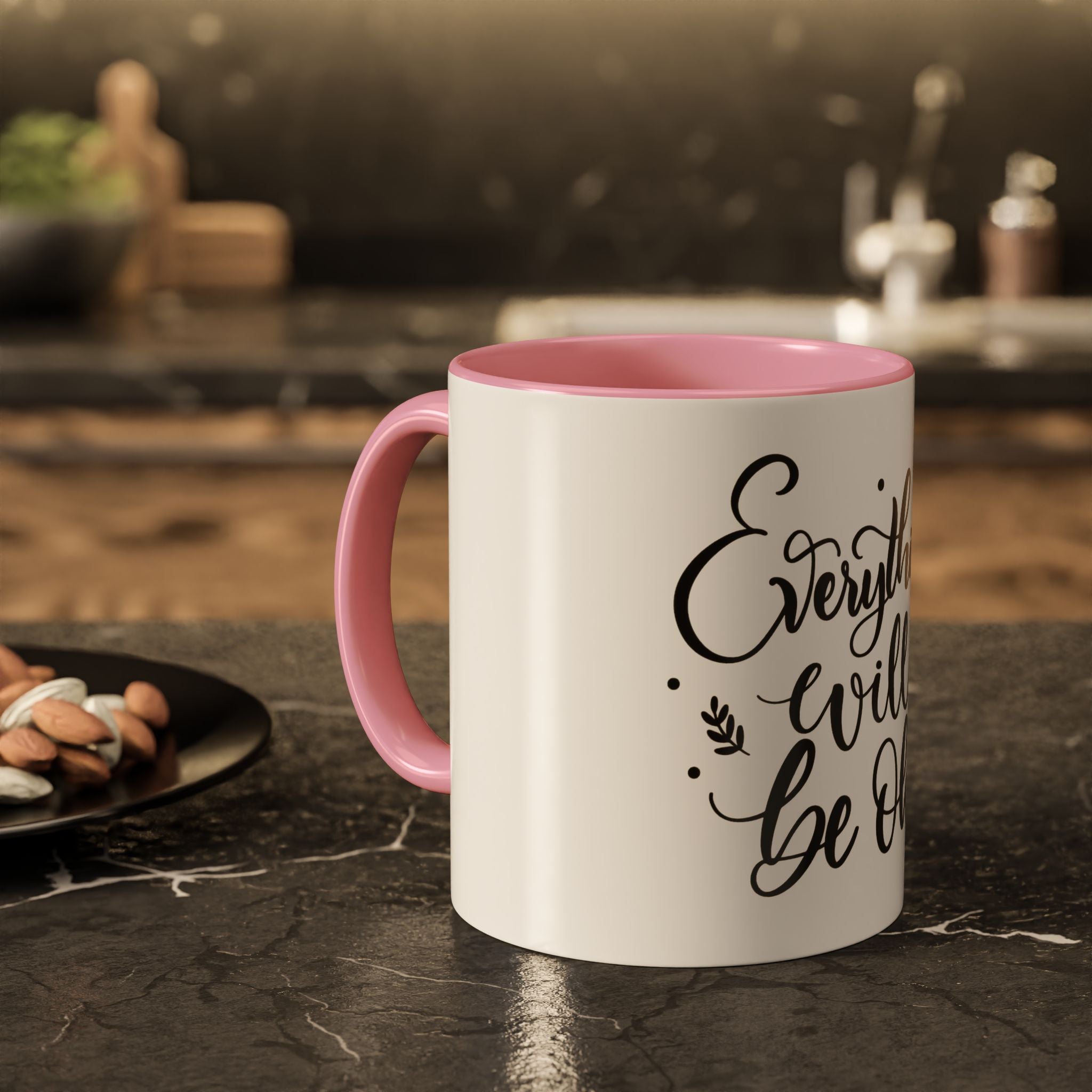Everything Will Be Ok Mug — Inspirational Coffee Cup (11oz & 15oz)