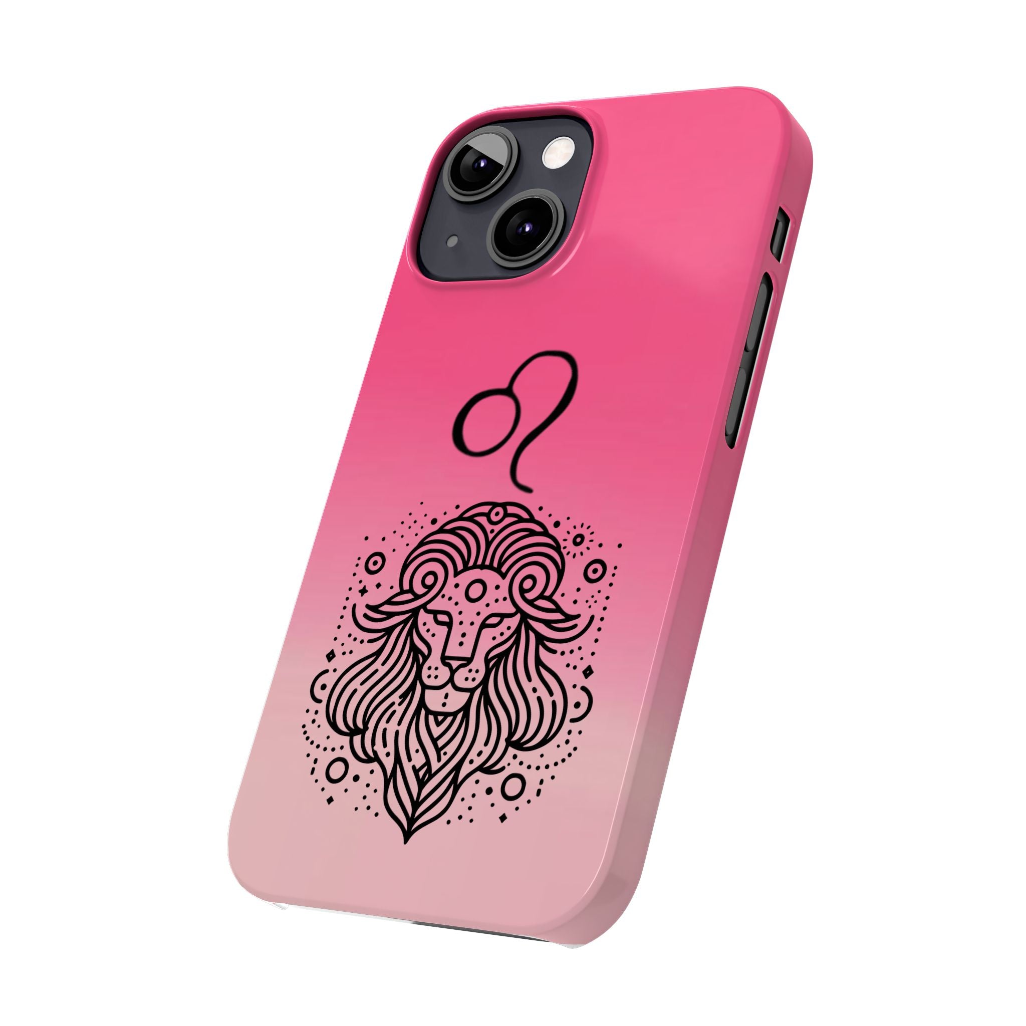 Leo Zodiac Slim Phone Case - Minimalist Horoscope Design