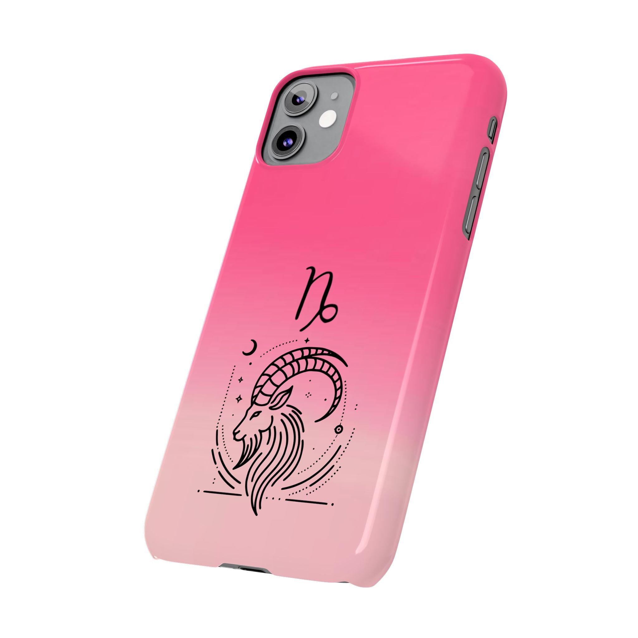 Capricorn Slim Phone Case - Minimal Zodiac Phone Cover