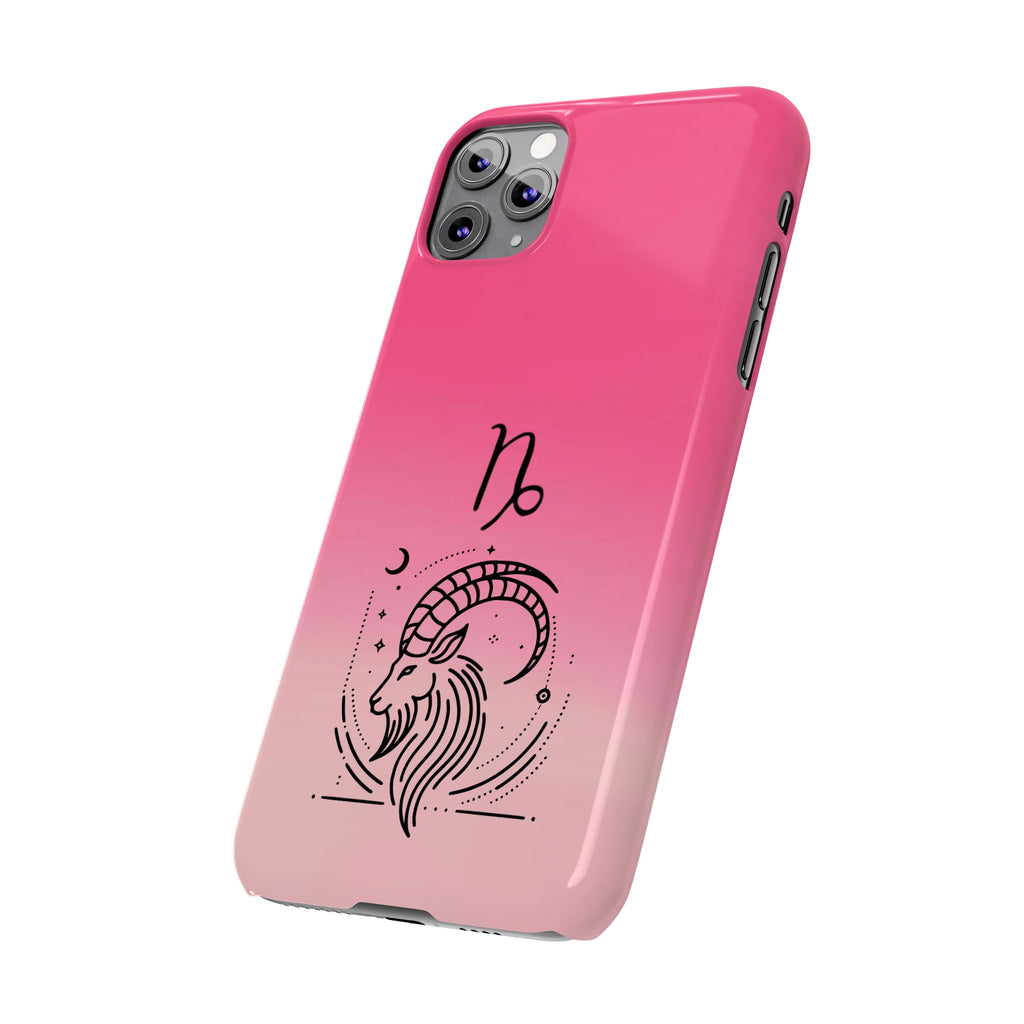 Capricorn Slim Phone Case - Minimal Zodiac Phone Cover