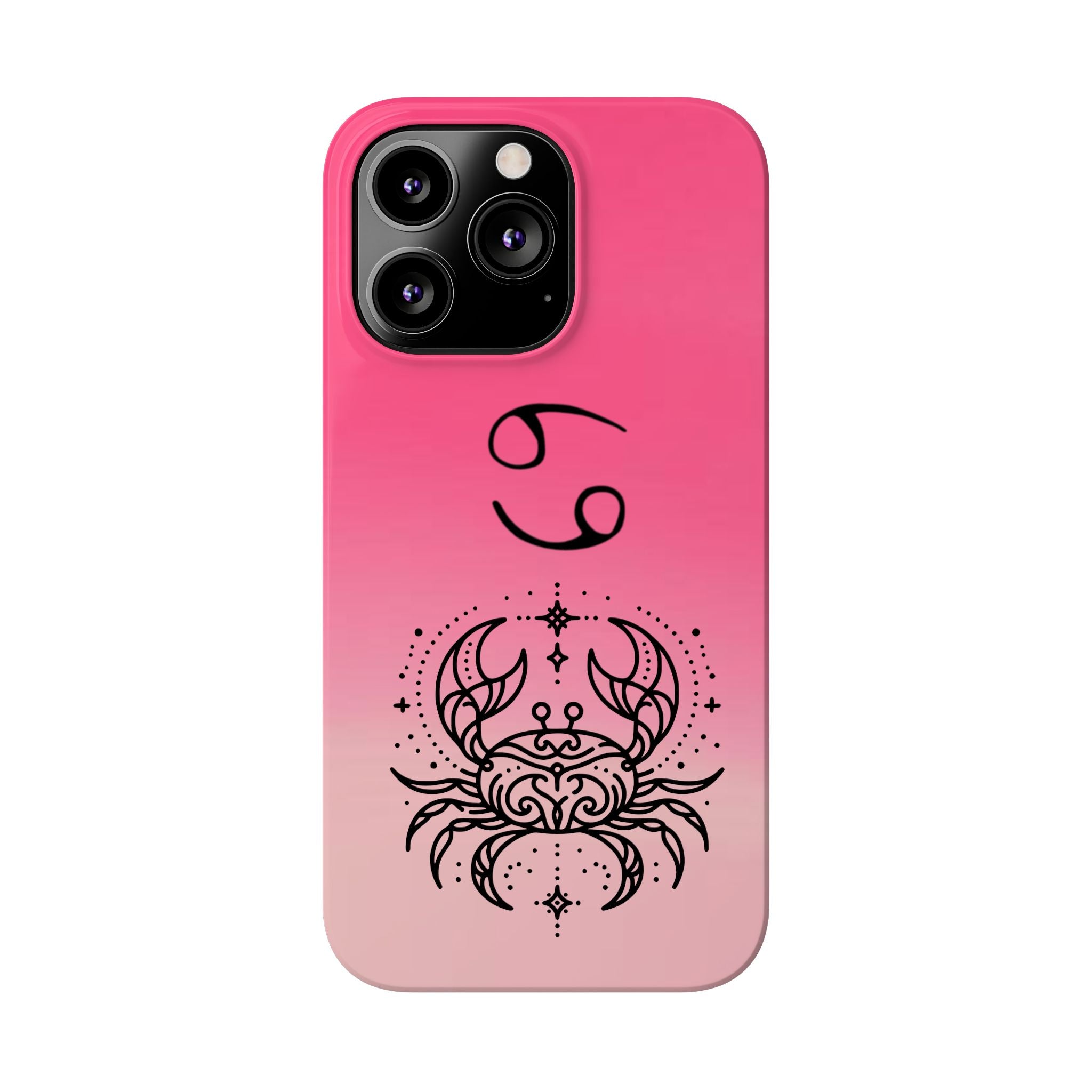 Cancer Slim Phone Case - Minimalist Zodiac/Life Support Design
