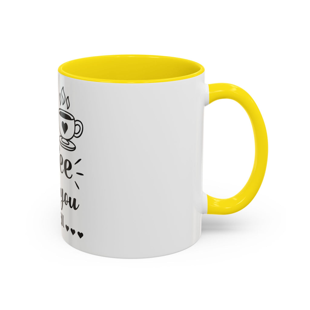 Coffee Mug — "Dear Coffee, I Love You" Accent Ceramic Mug (11/15oz)