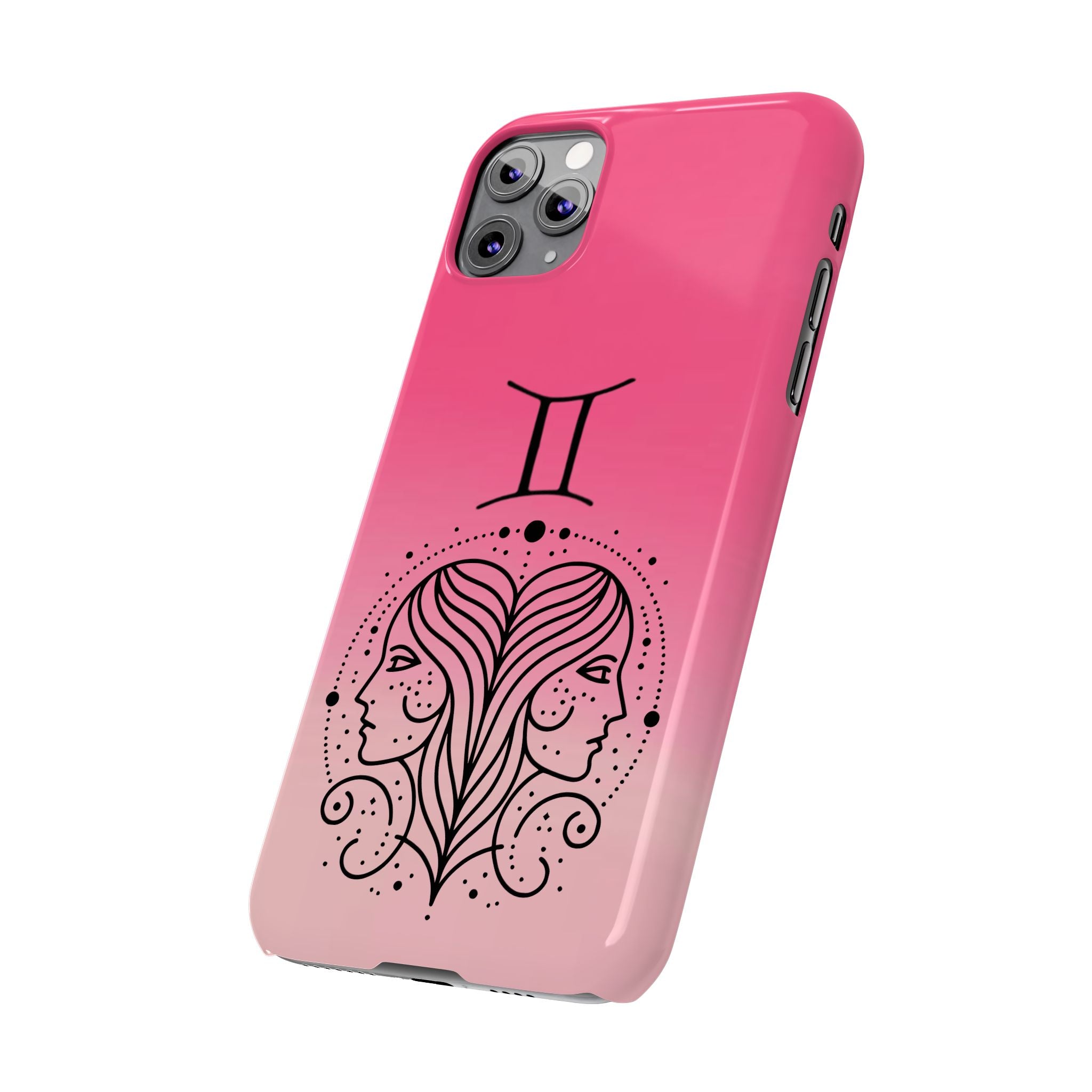 Gemini Slim Phone Case — Zodiac Constellation Design