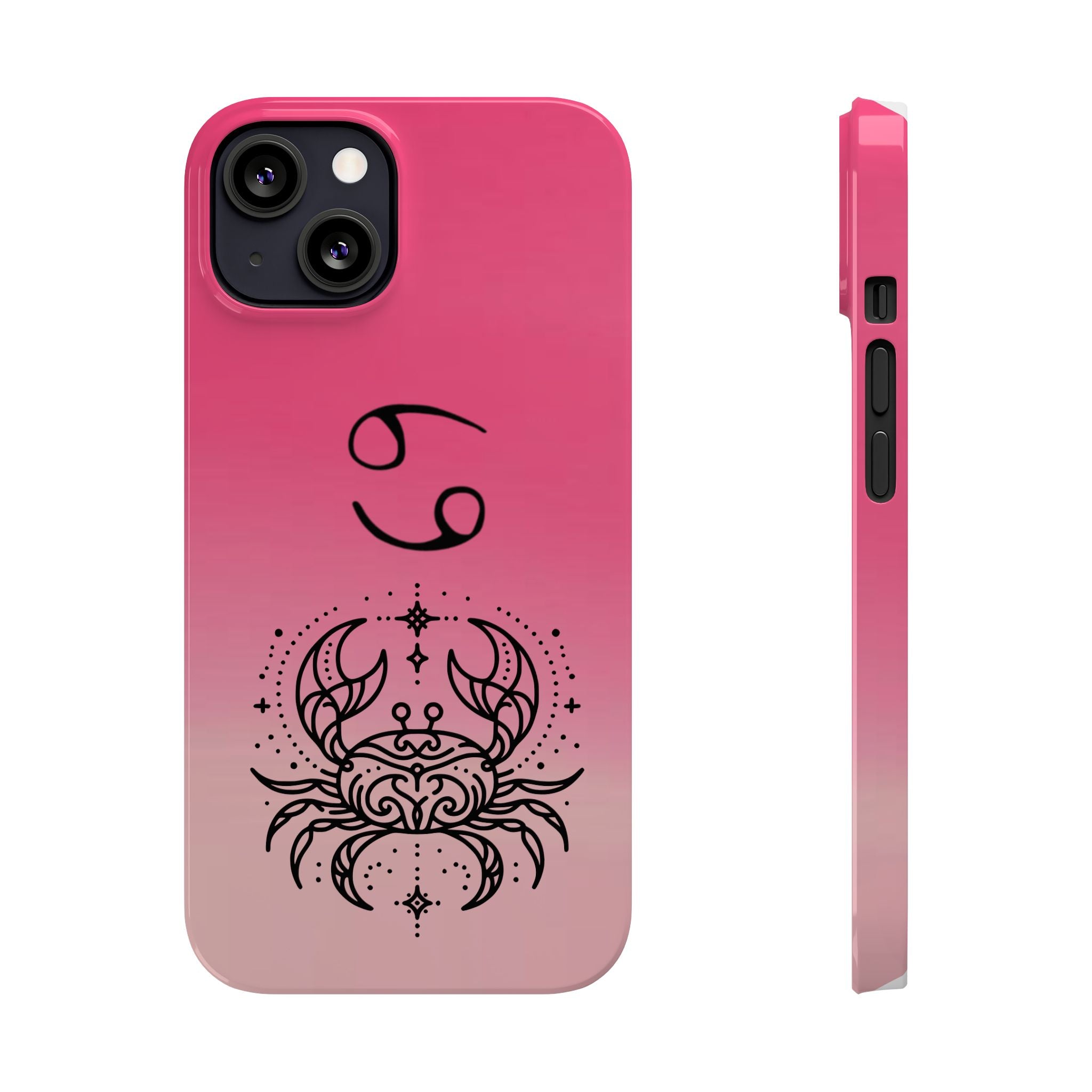 Cancer Slim Phone Case - Minimalist Zodiac/Life Support Design
