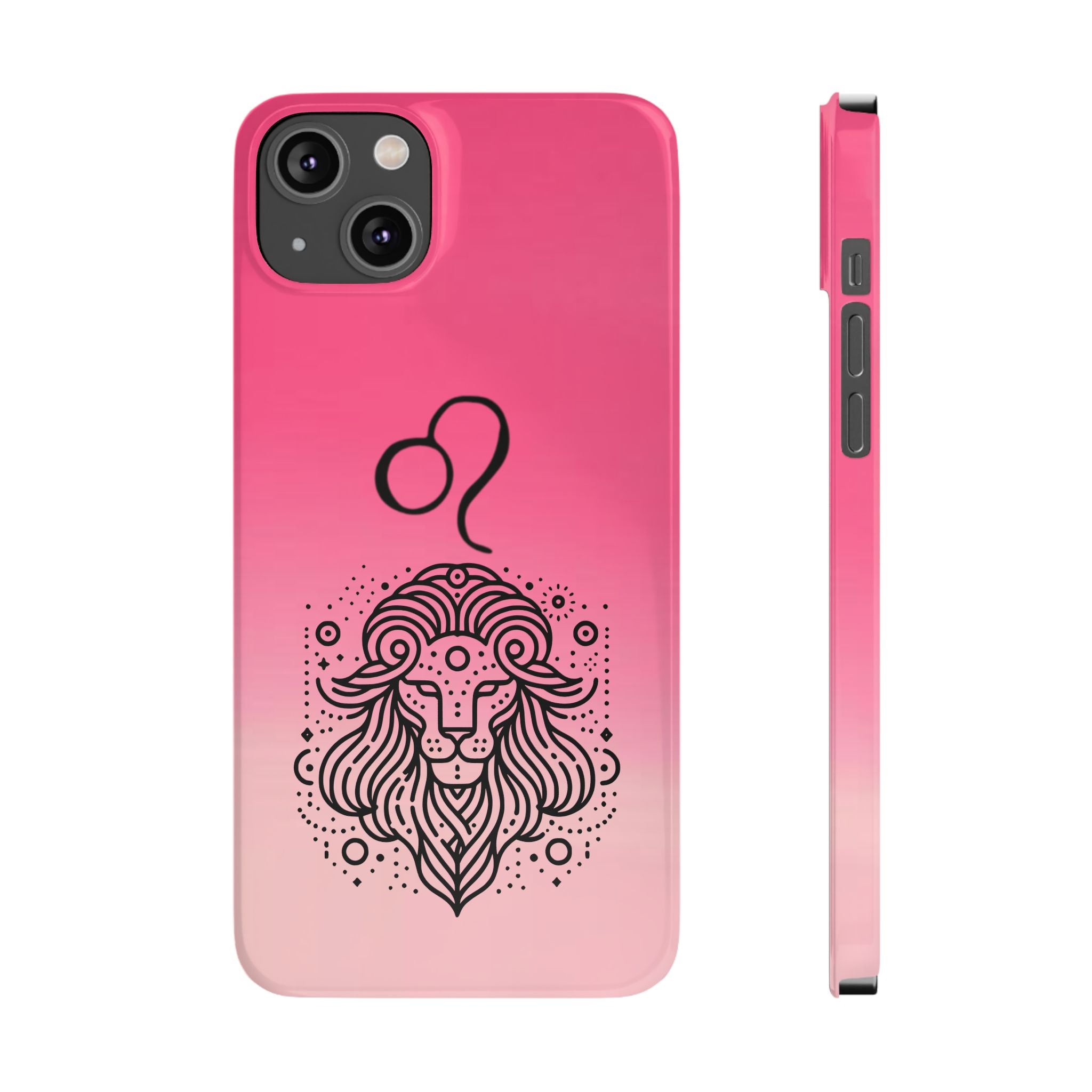 Leo Zodiac Slim Phone Case - Minimalist Horoscope Design