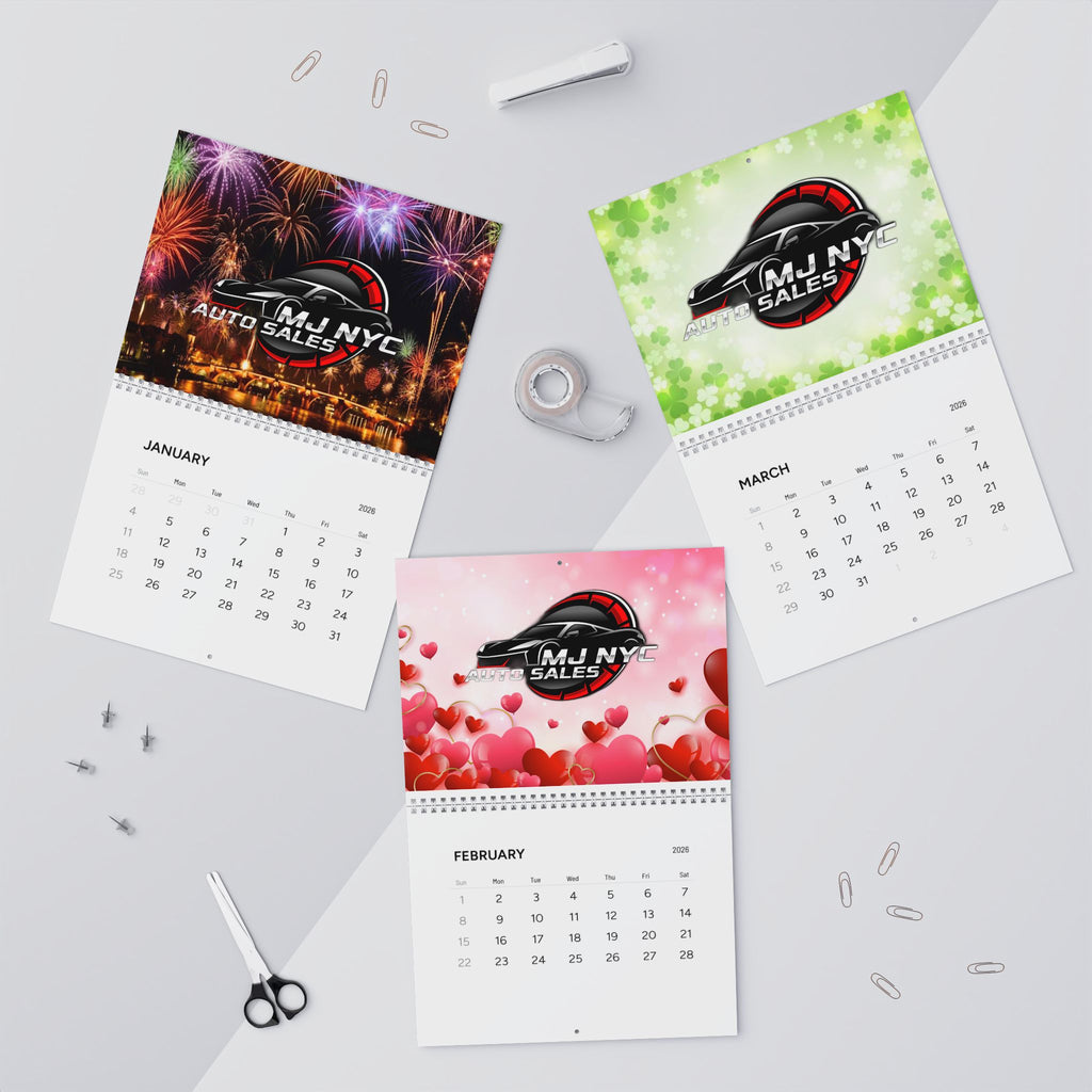 Persolinazed Wall Calendar 2026 | Branded Auto Sales Calendar