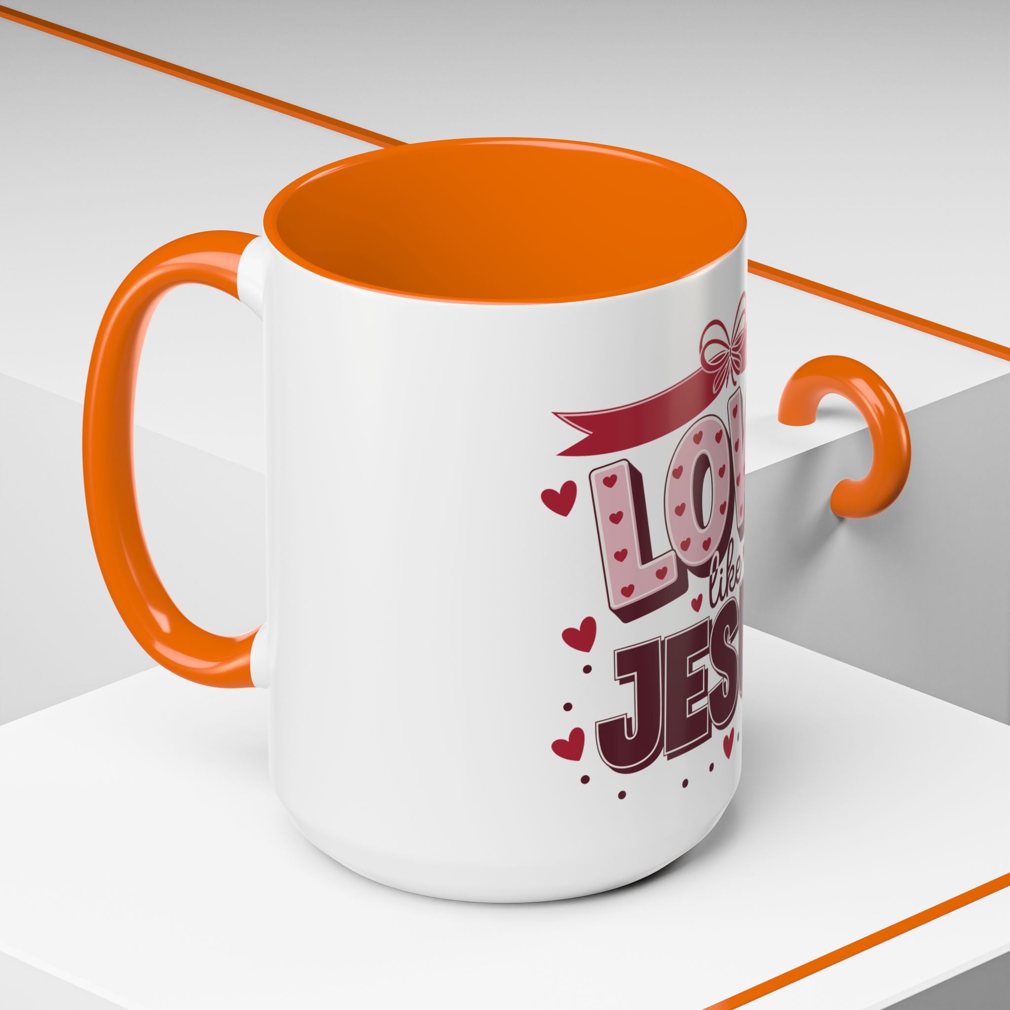 Love Like Jesus Coffee Mug — Christian Valentine Gift (11/15 oz)