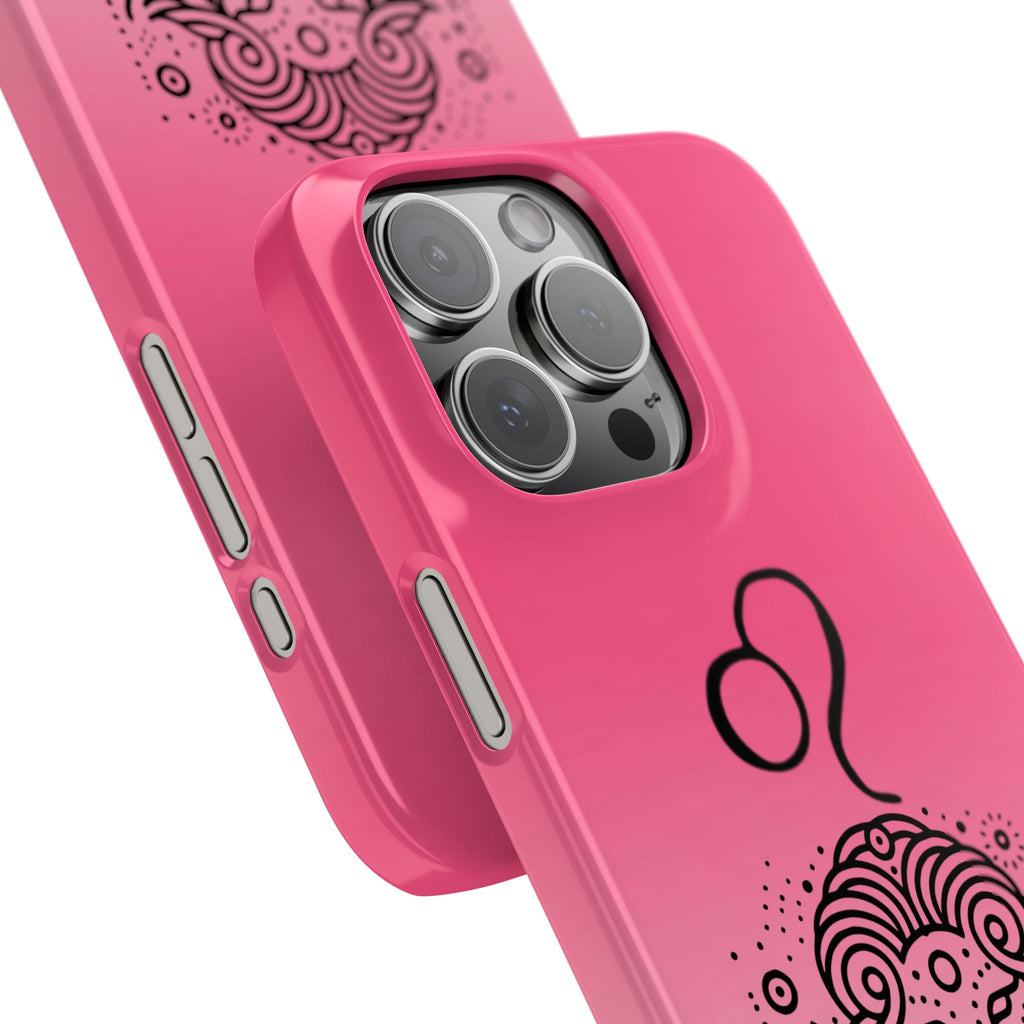 Leo Zodiac Slim Phone Case - Minimalist Horoscope Design