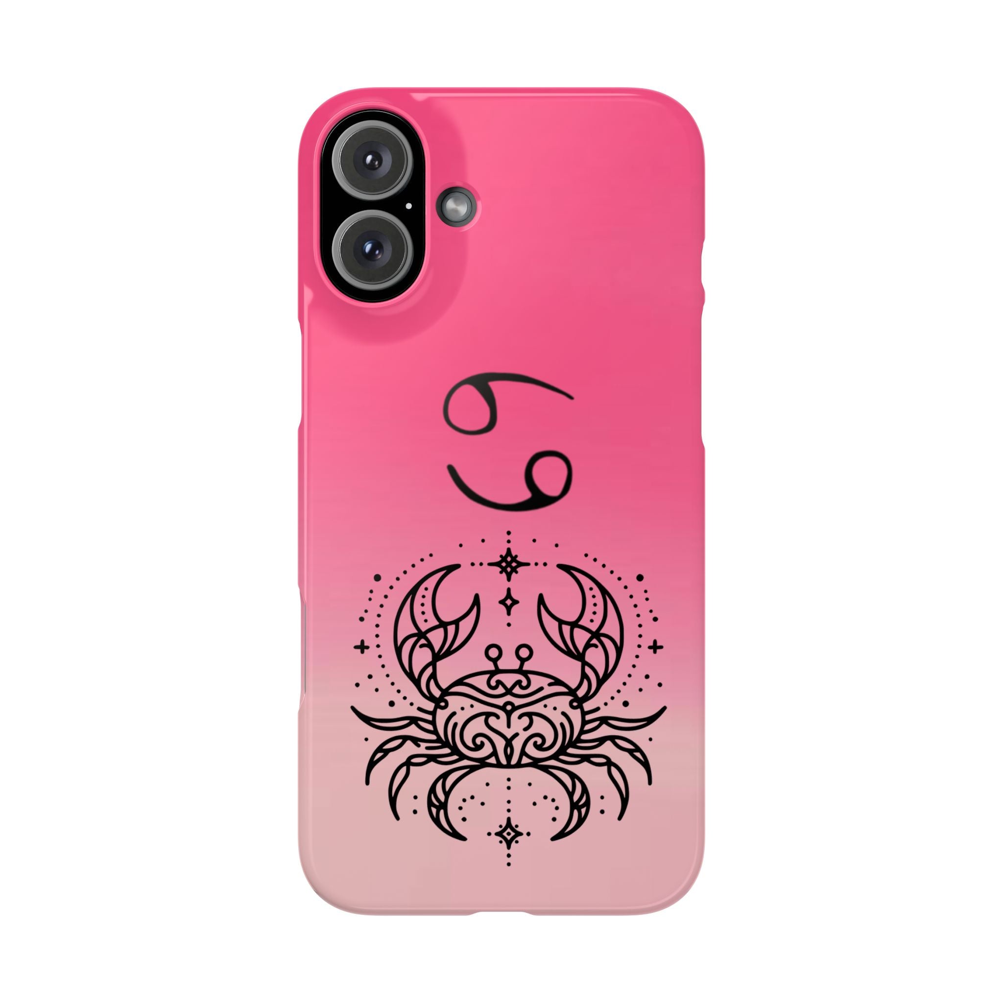 Cancer Slim Phone Case - Minimalist Zodiac/Life Support Design