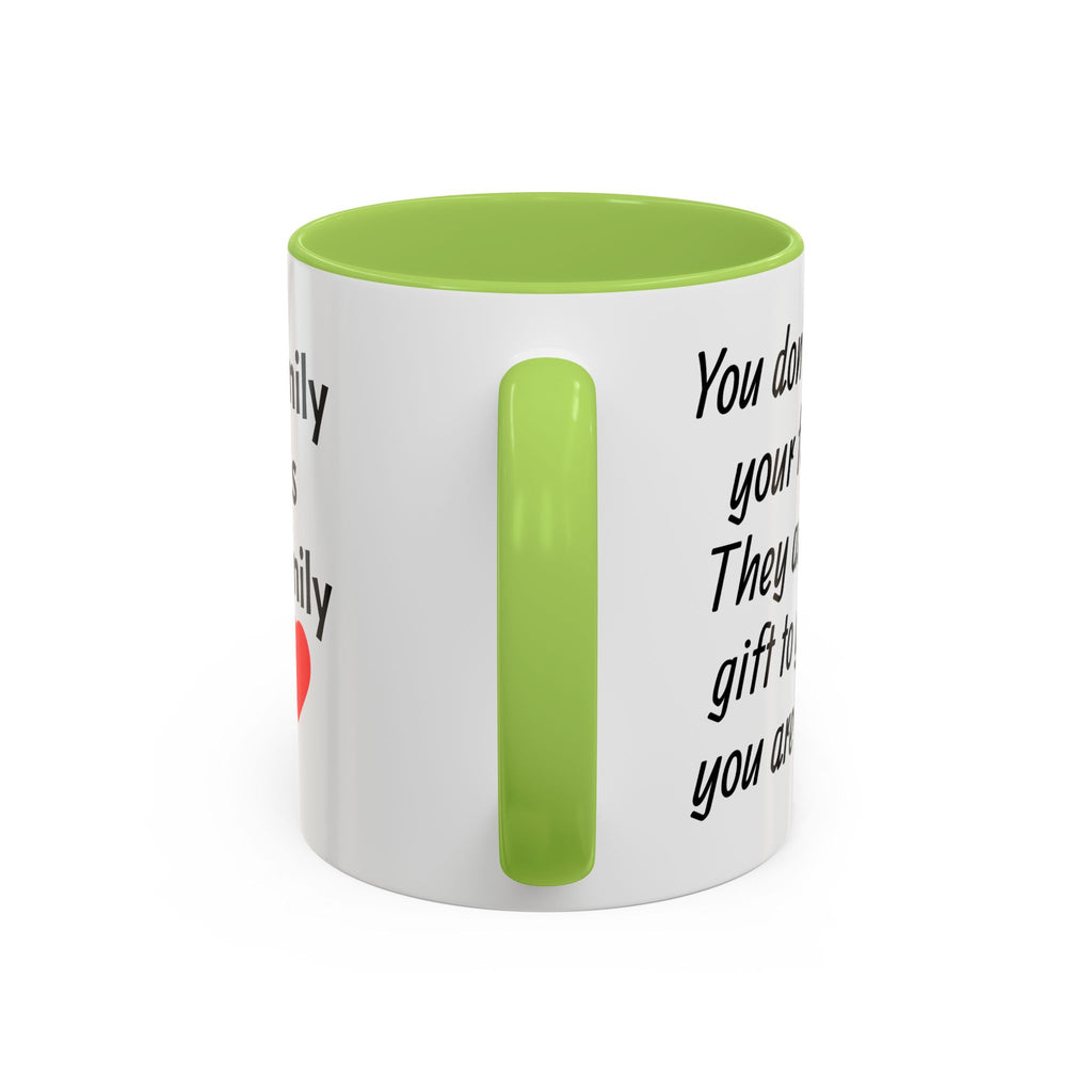 Personalized Family Photo Accent Coffee Mug — Custom 11/15oz Gift