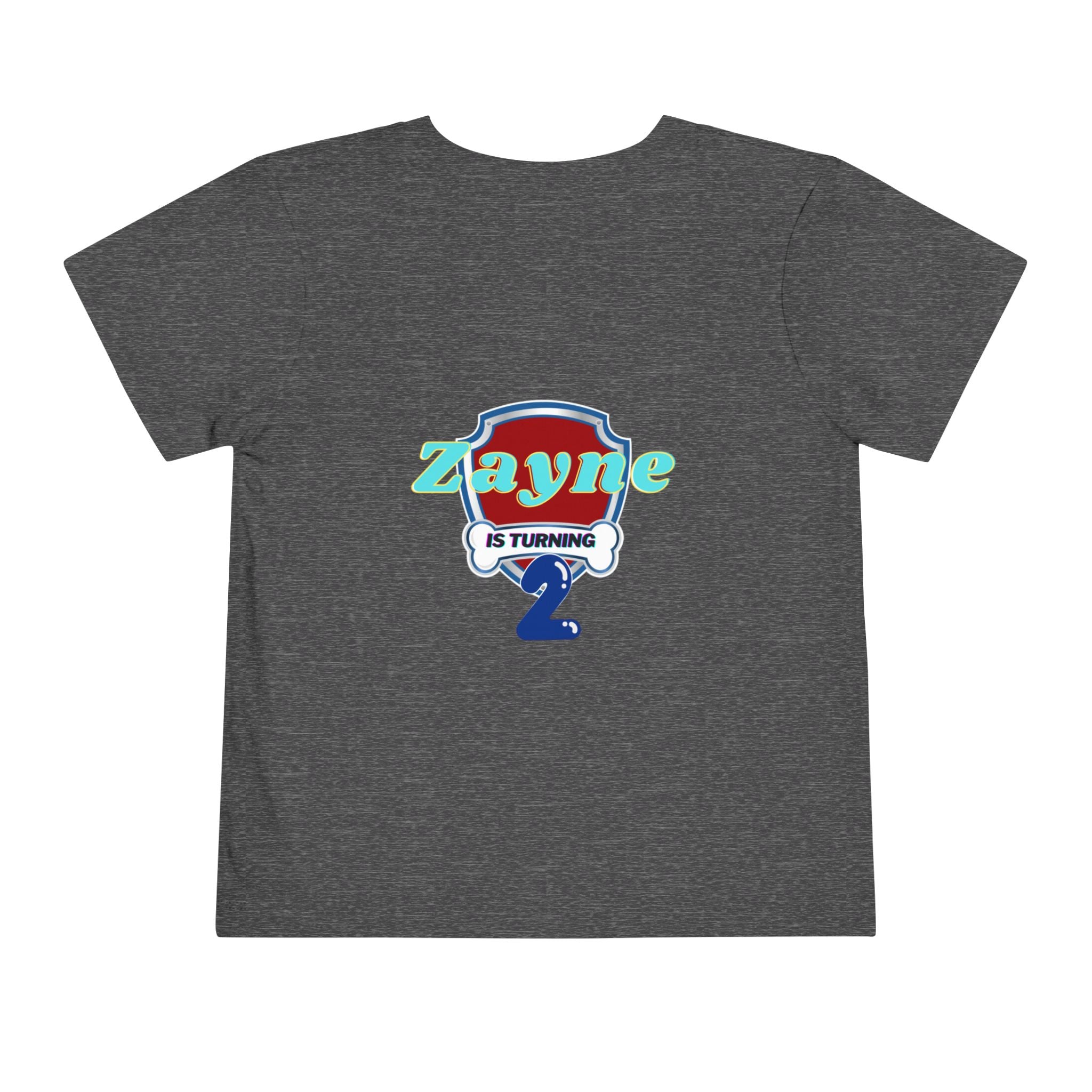 Personalized Toddler Tee — “Zayne Brother 2” Birthday Shirt