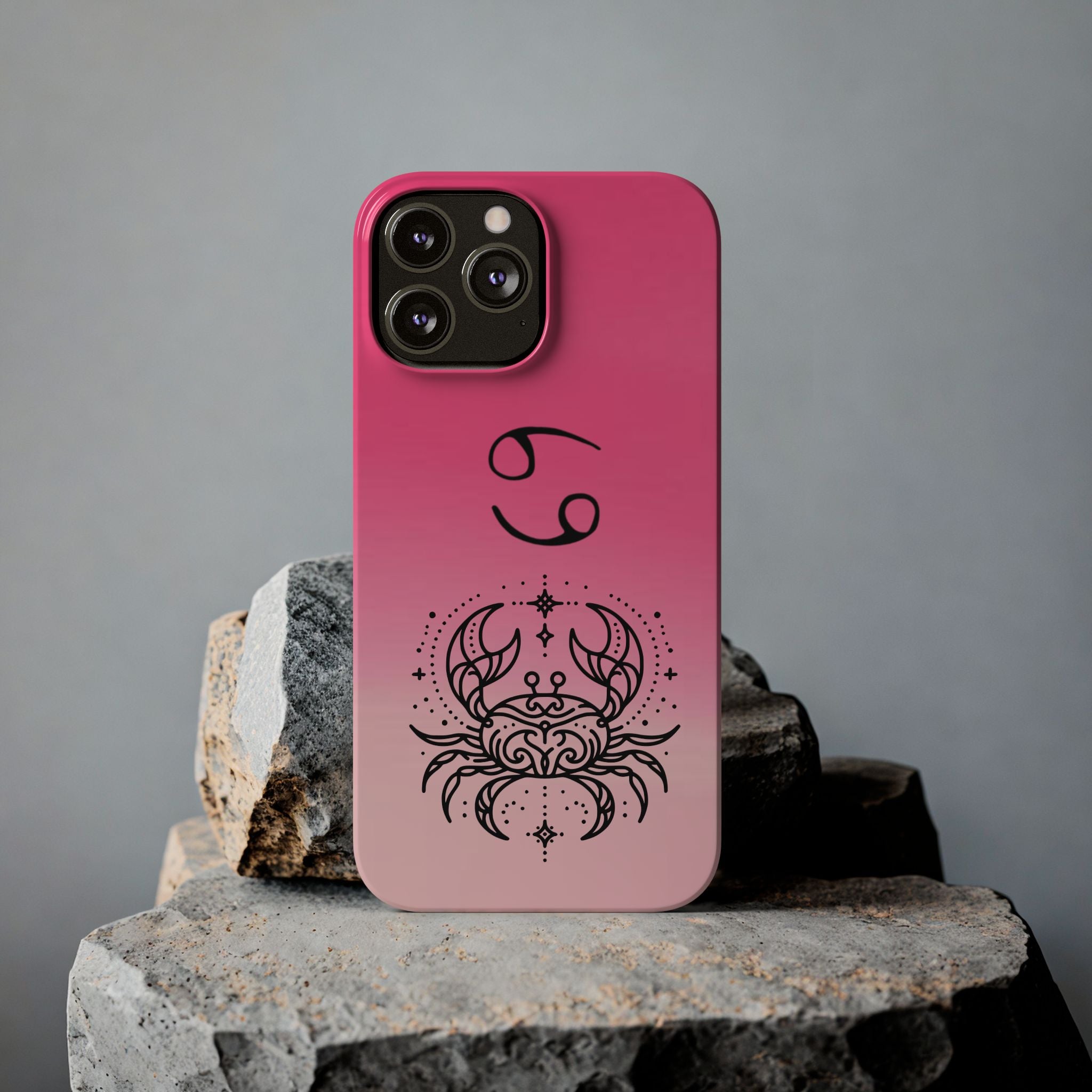 Cancer Slim Phone Case - Minimalist Zodiac/Life Support Design