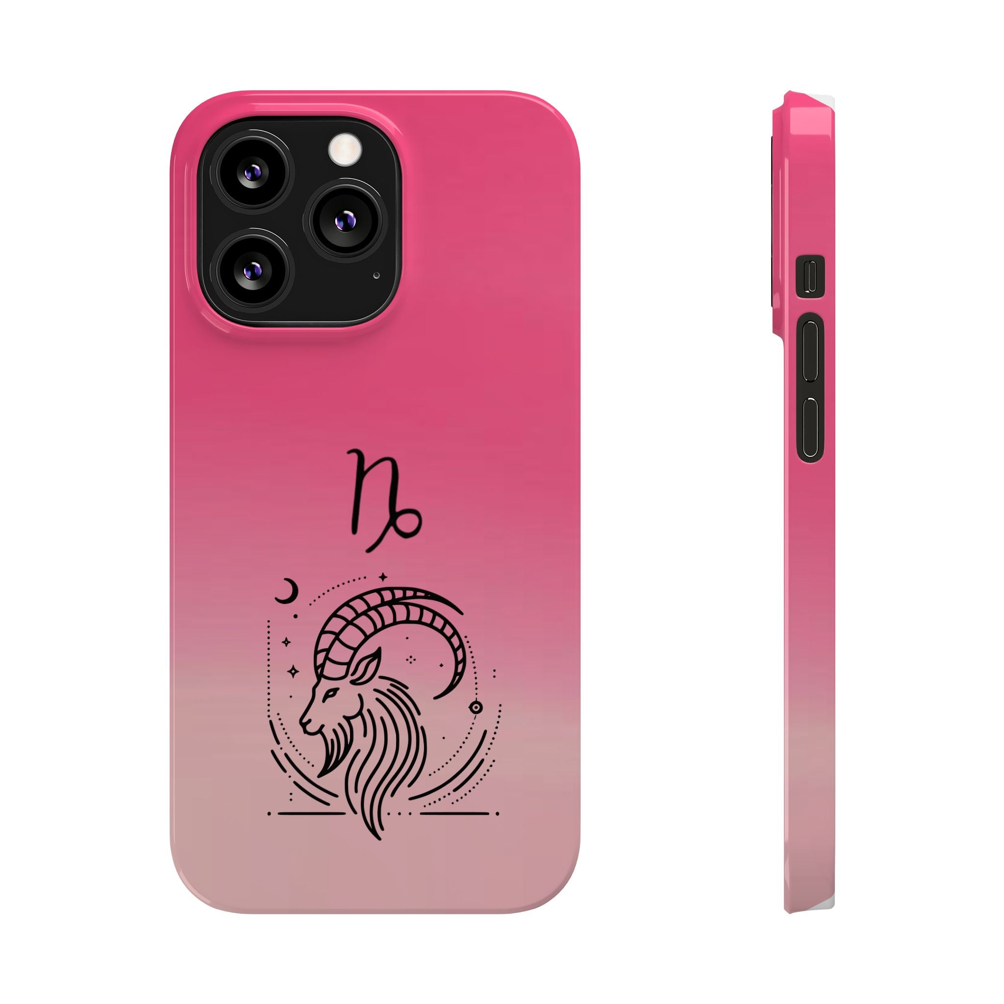 Capricorn Slim Phone Case - Minimal Zodiac Phone Cover