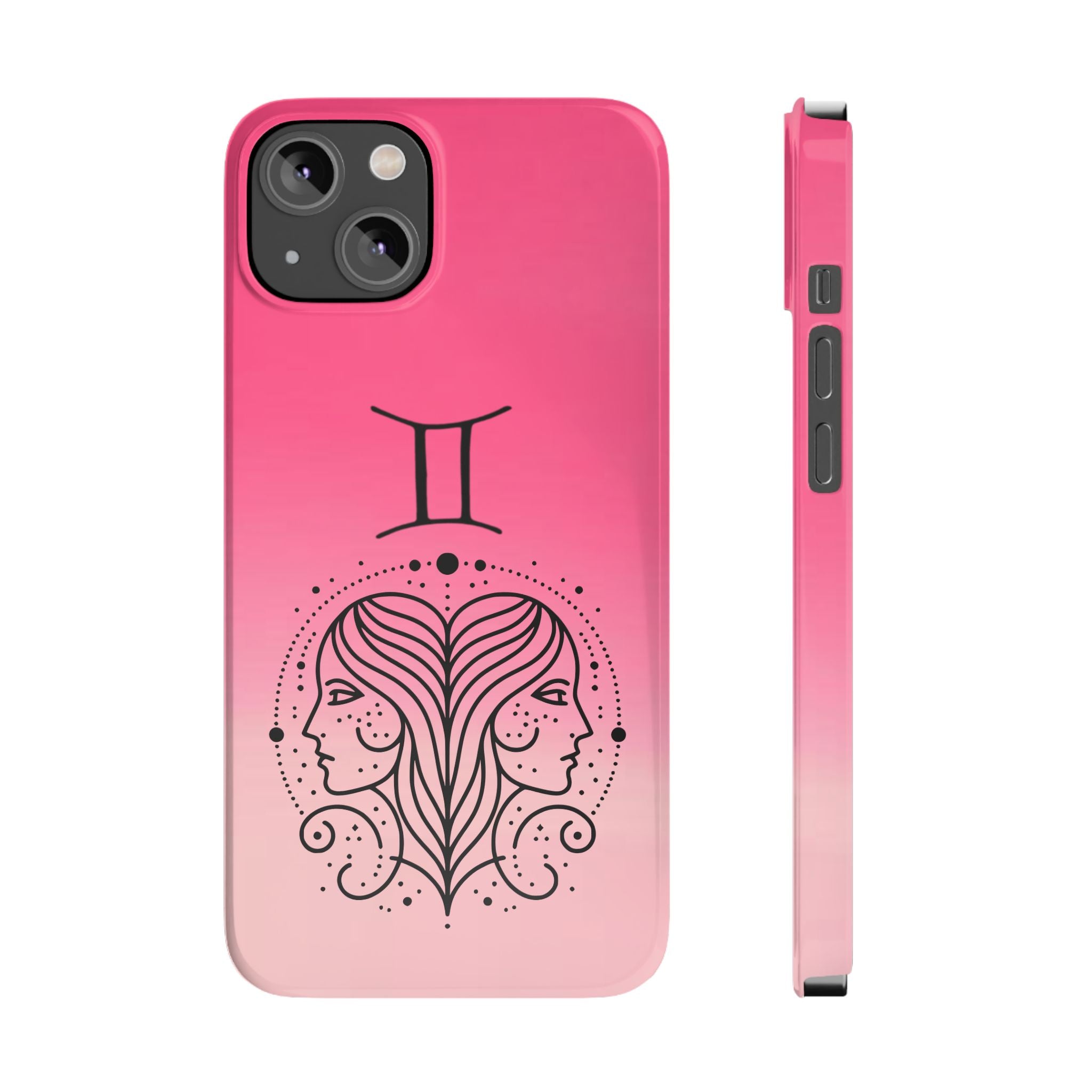 Gemini Slim Phone Case — Zodiac Constellation Design