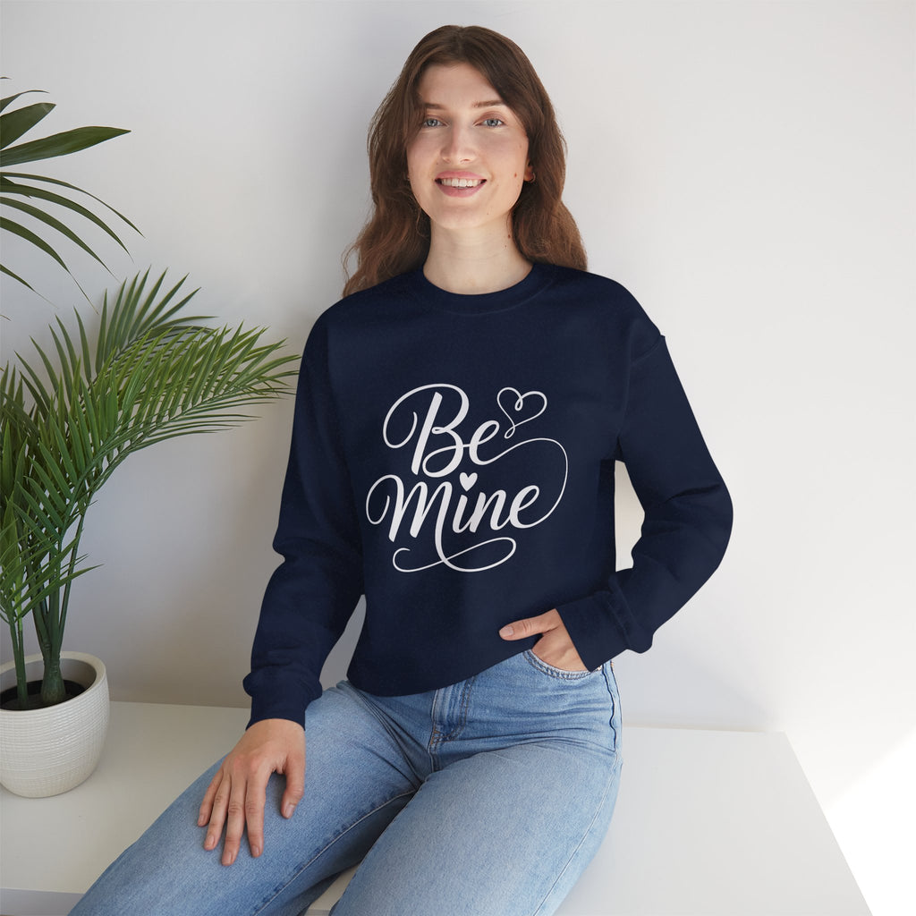 Be Mine Sweatshirt — Valentine’s Day Heart Graphic Crewneck