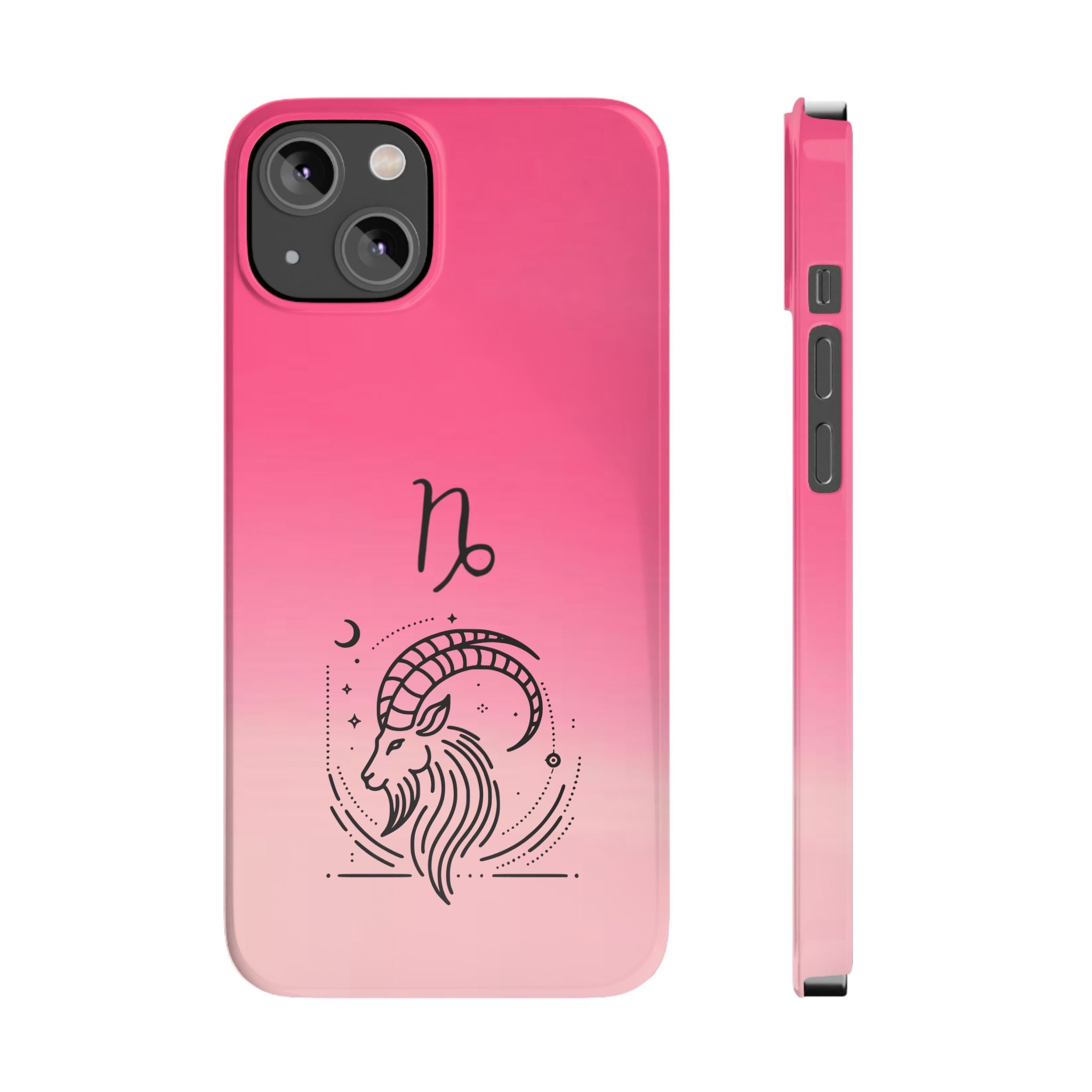 Capricorn Slim Phone Case - Minimal Zodiac Phone Cover