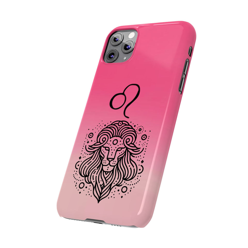 Leo Zodiac Slim Phone Case - Minimalist Horoscope Design