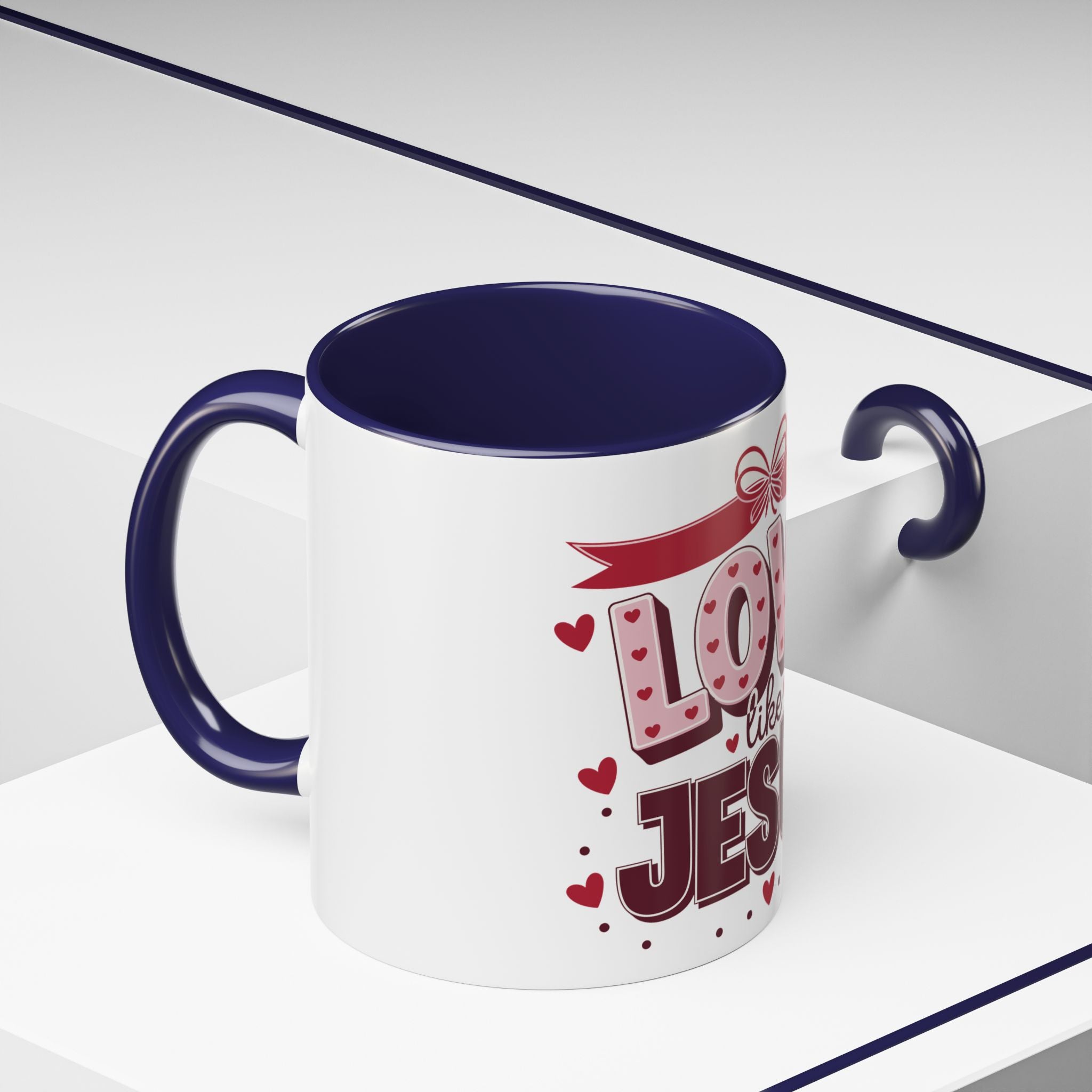 Love Like Jesus Coffee Mug — Christian Valentine Gift (11/15 oz)
