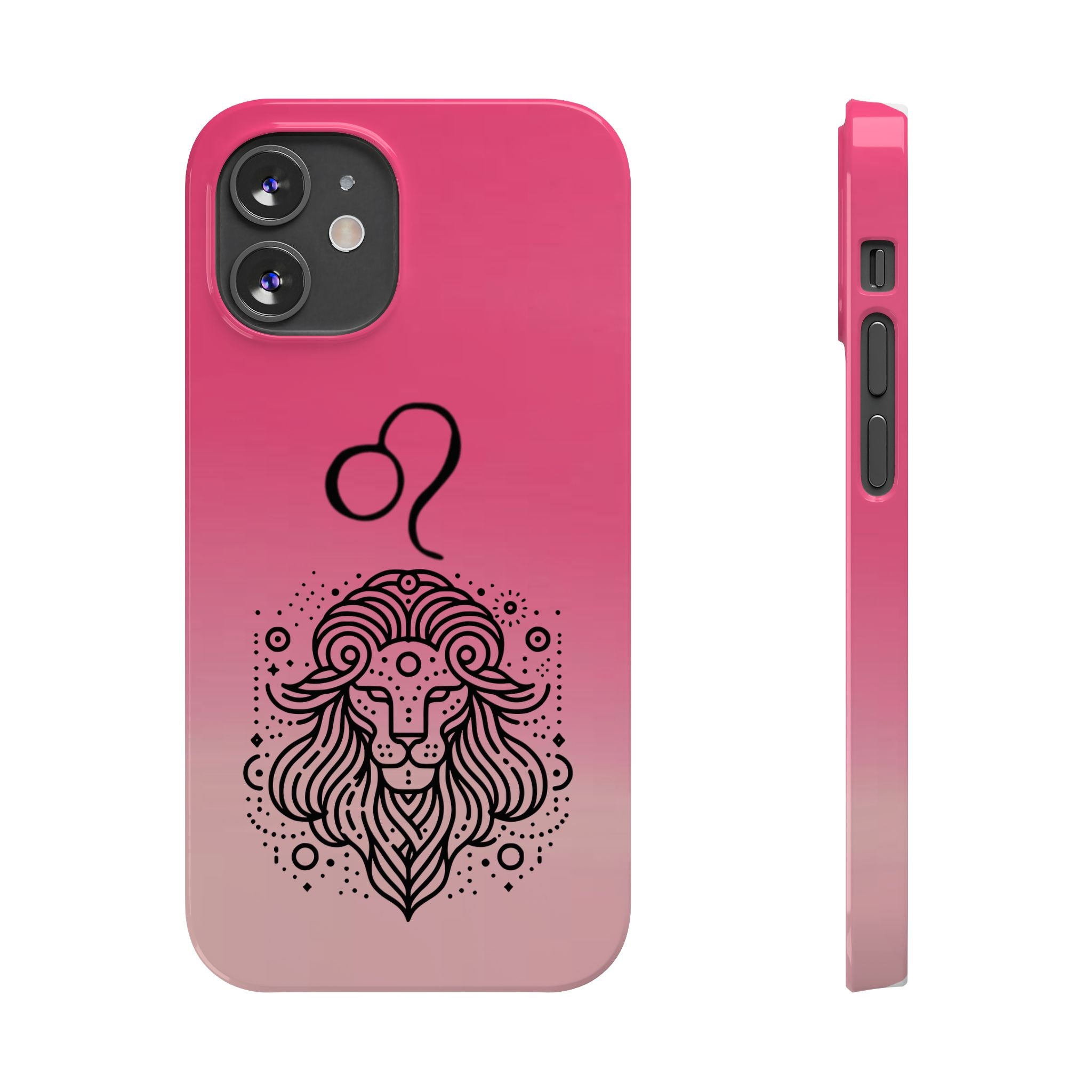Leo Zodiac Slim Phone Case - Minimalist Horoscope Design