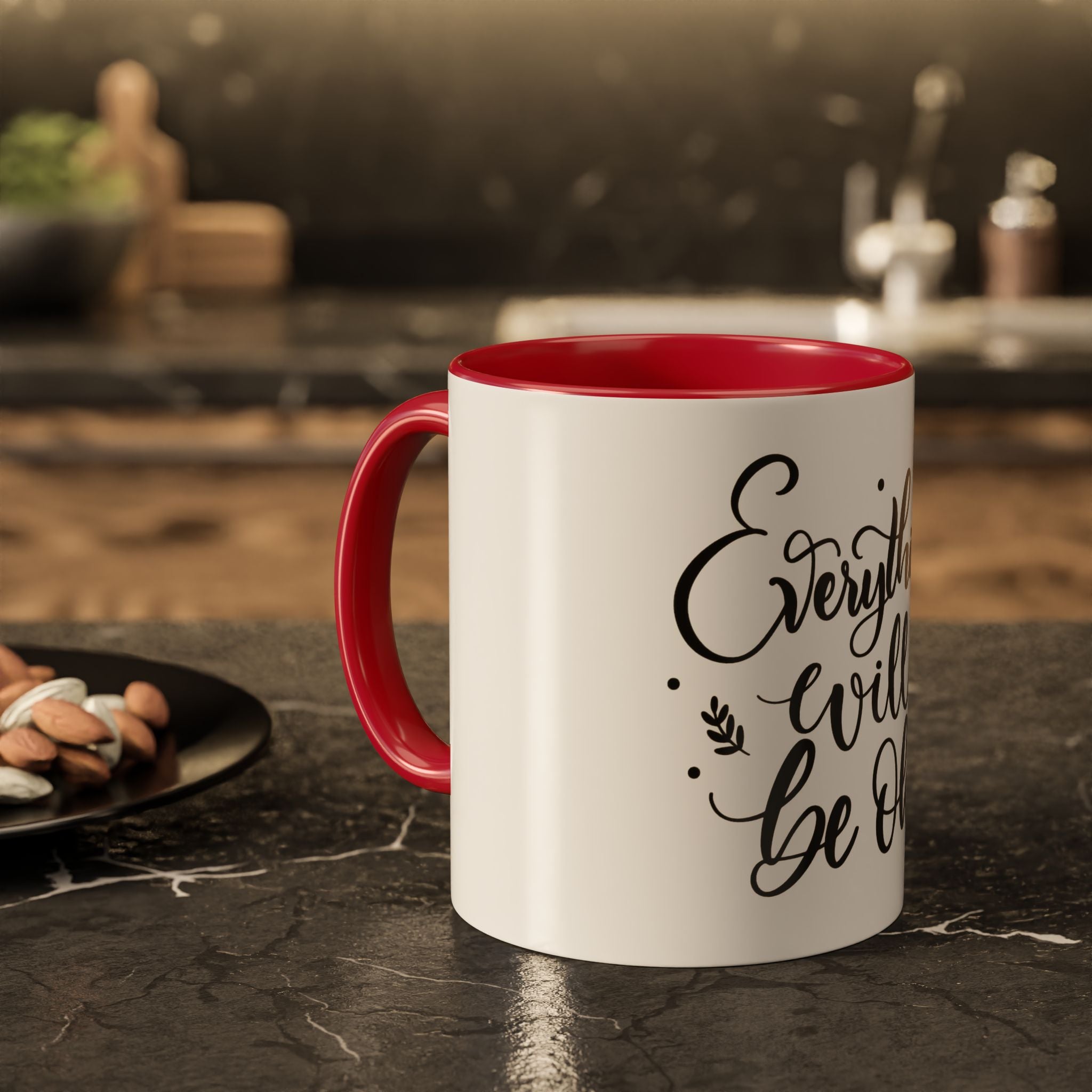 Everything Will Be Ok Mug — Inspirational Coffee Cup (11oz & 15oz)