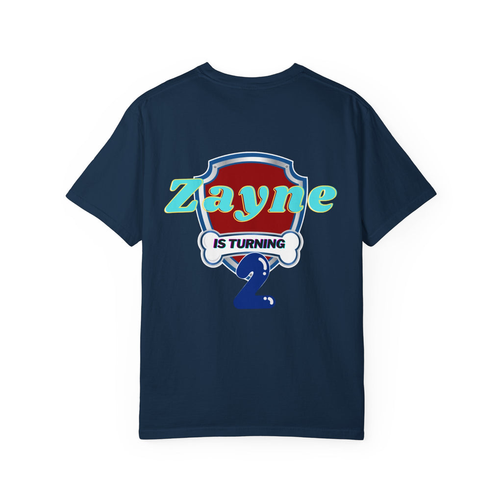 Kids' Paw Patrol Birthday T-Shirt — "Zayne Daddy 2" Personalized Party Tee