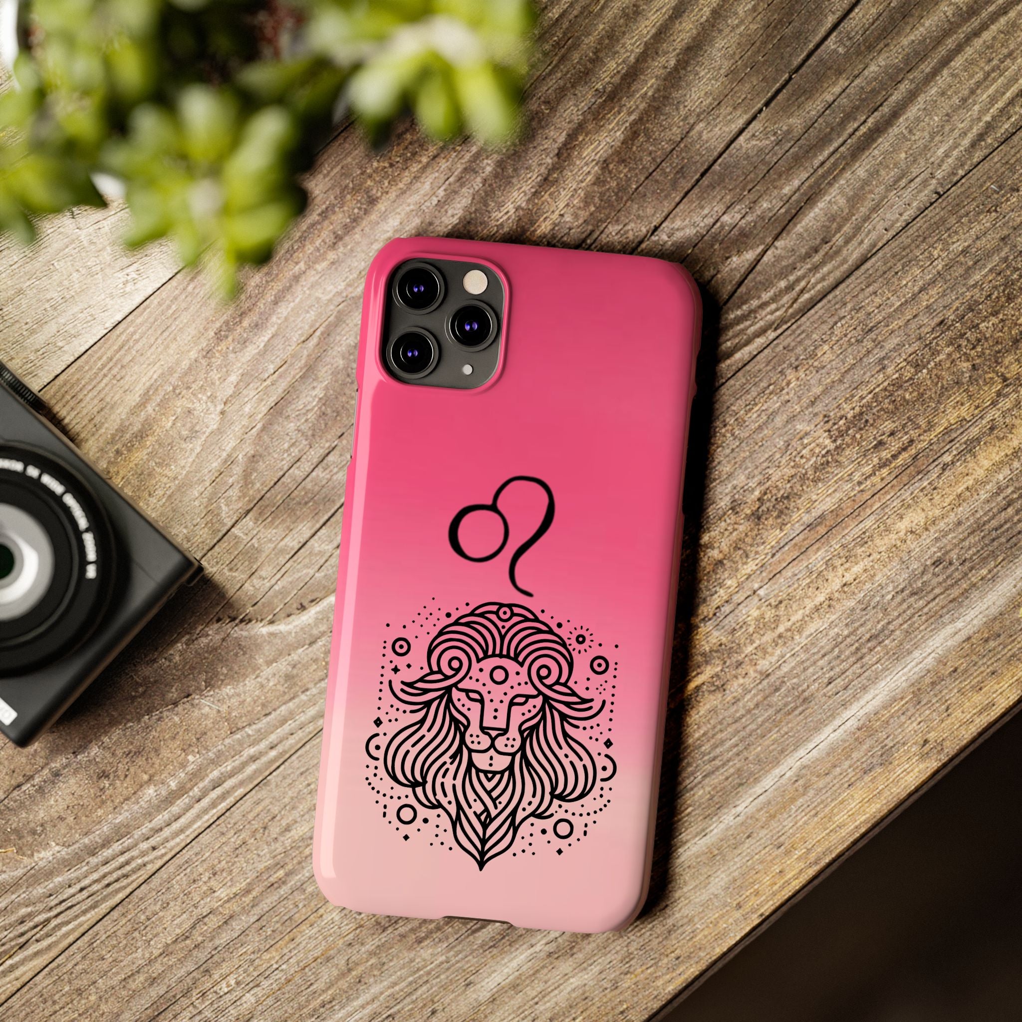 Leo Zodiac Slim Phone Case - Minimalist Horoscope Design