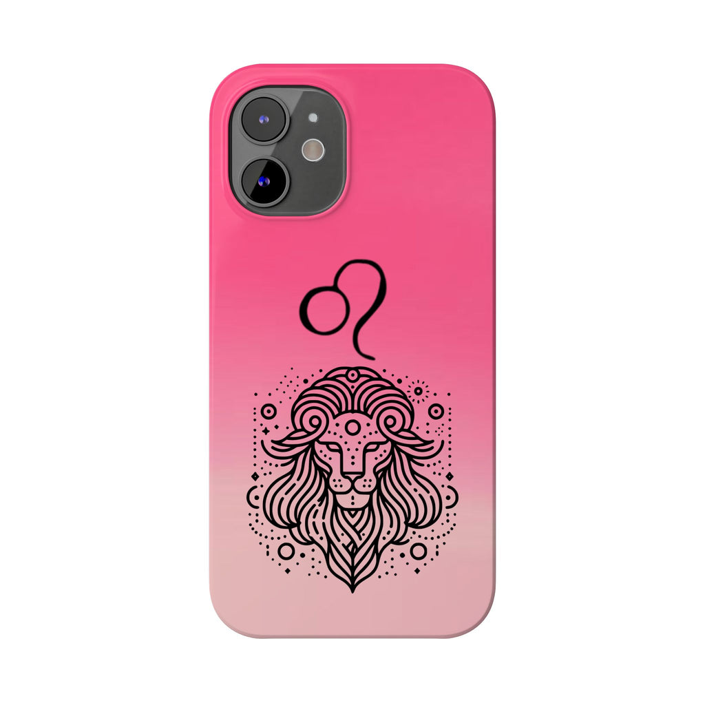 Leo Zodiac Slim Phone Case - Minimalist Horoscope Design
