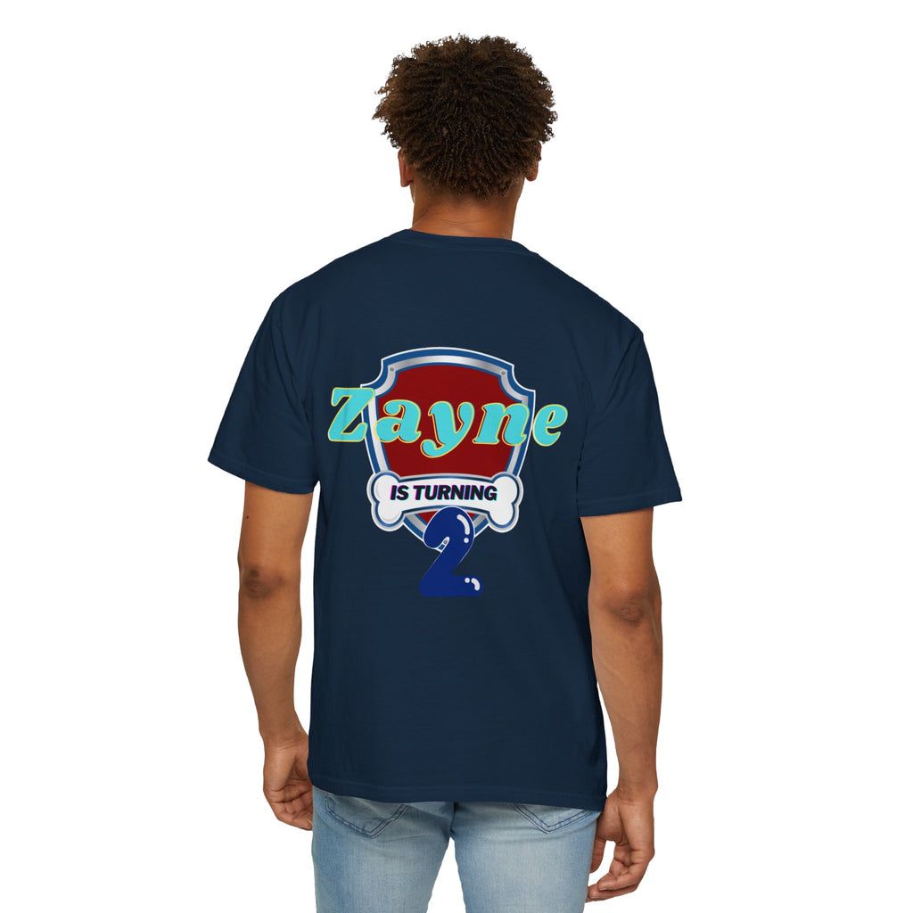 Kids' Paw Patrol Birthday T-Shirt — "Zayne Daddy 2" Personalized Party Tee