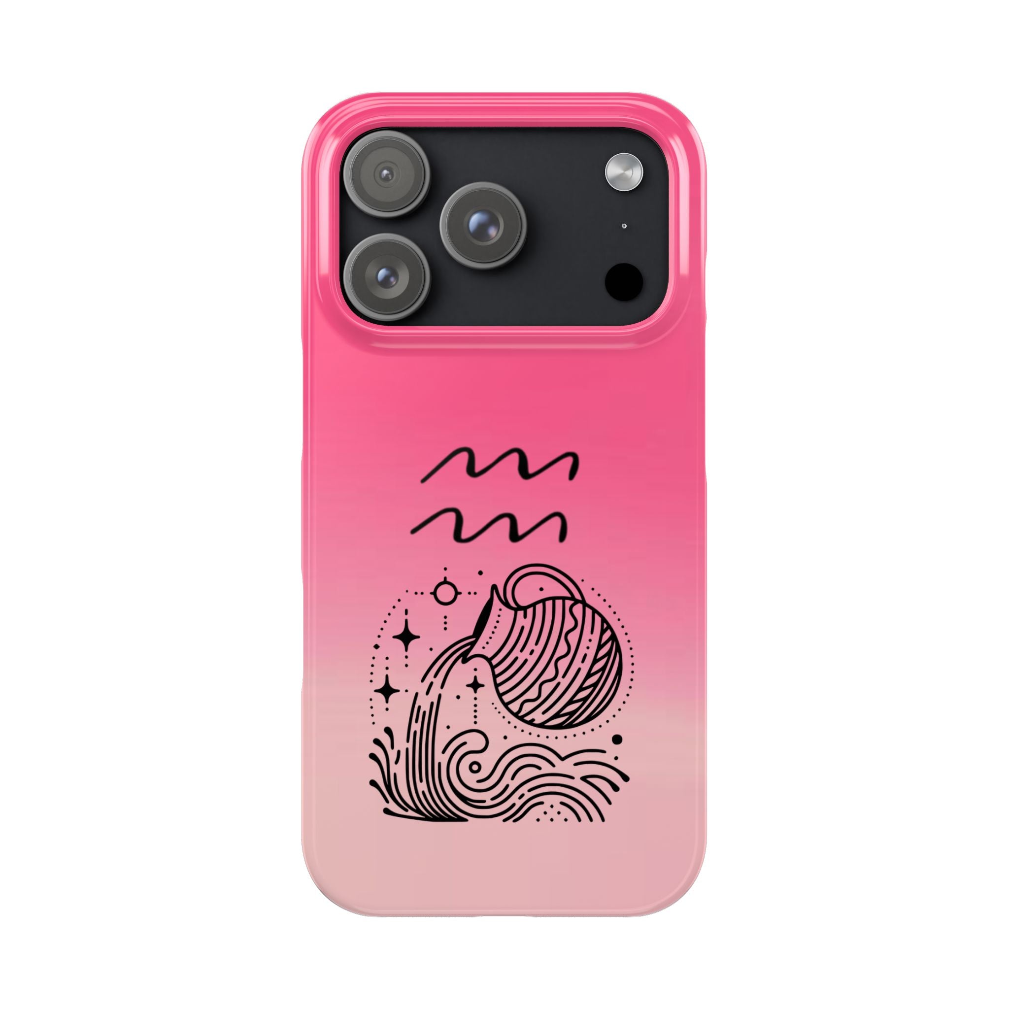 Aquarius Slim Phone Case - Zodiac Astrology Birthday Gift
