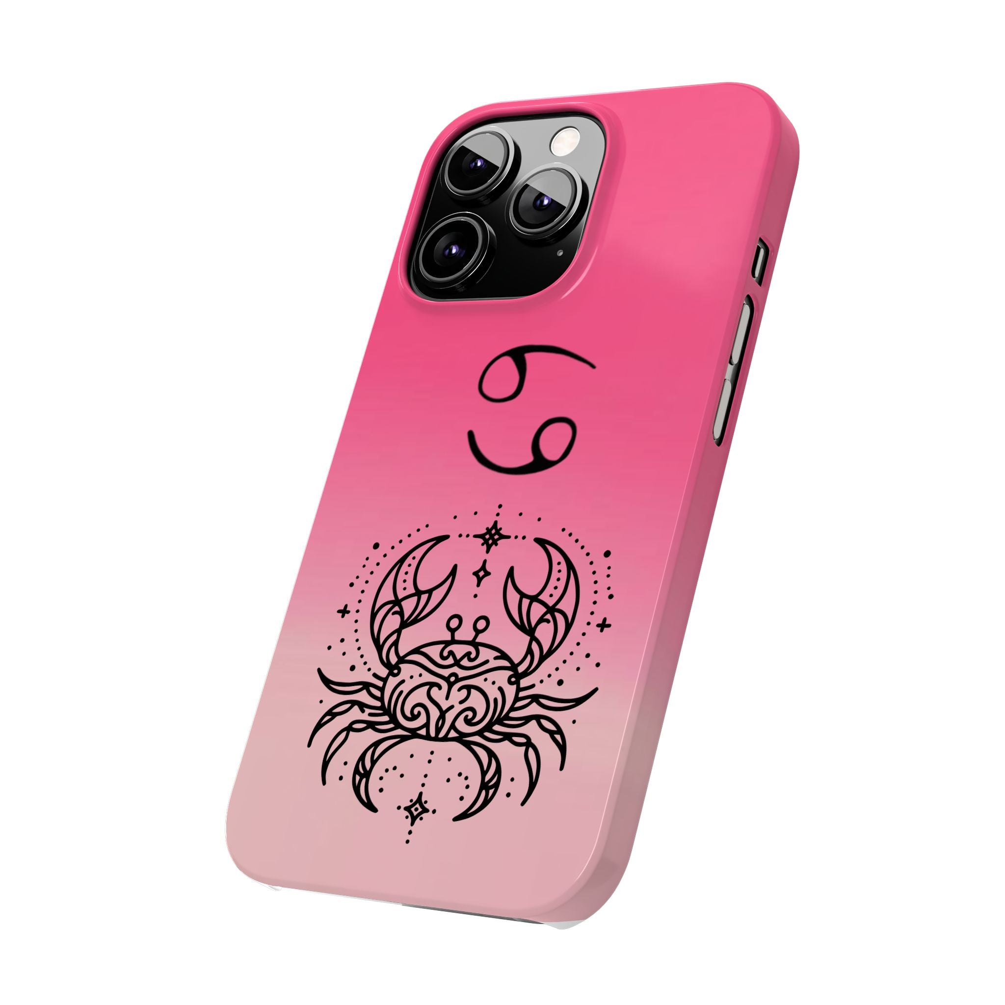 Cancer Slim Phone Case - Minimalist Zodiac/Life Support Design