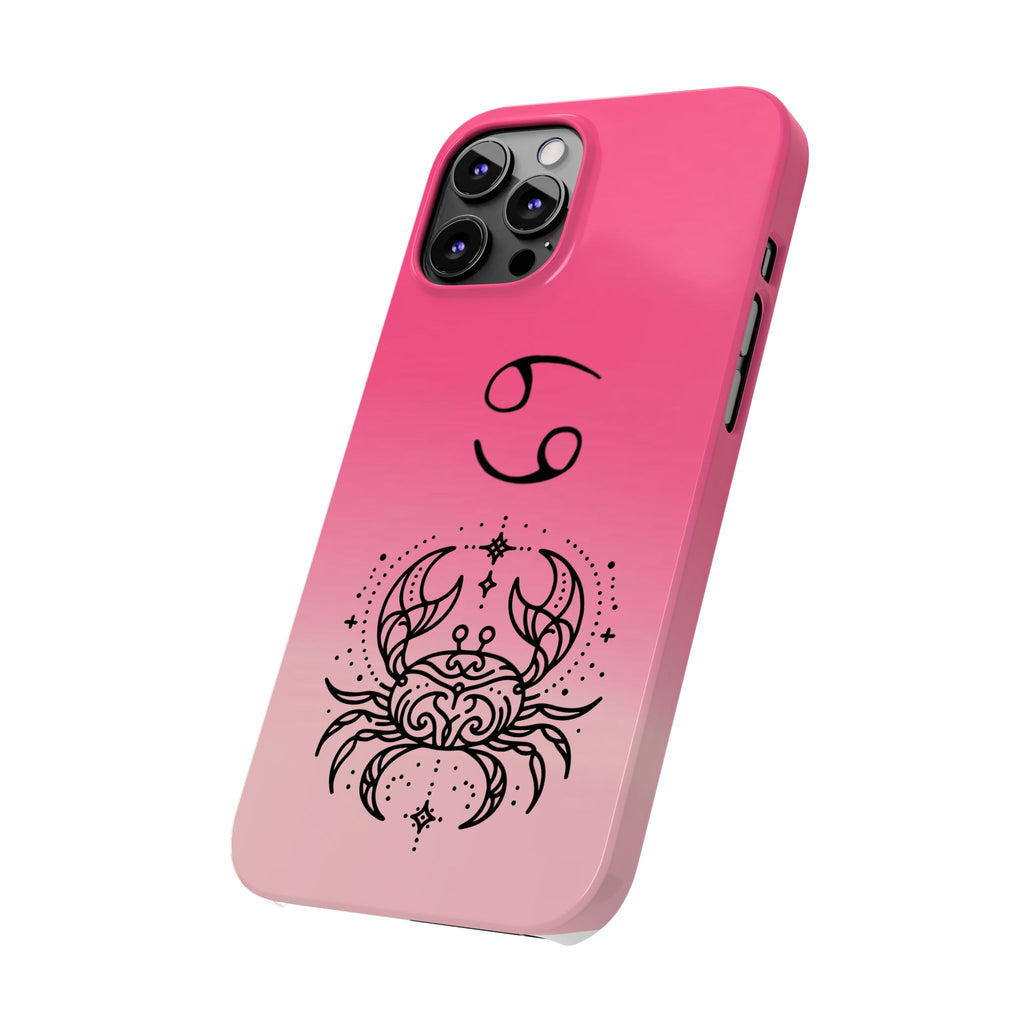 Cancer Slim Phone Case - Minimalist Zodiac/Life Support Design