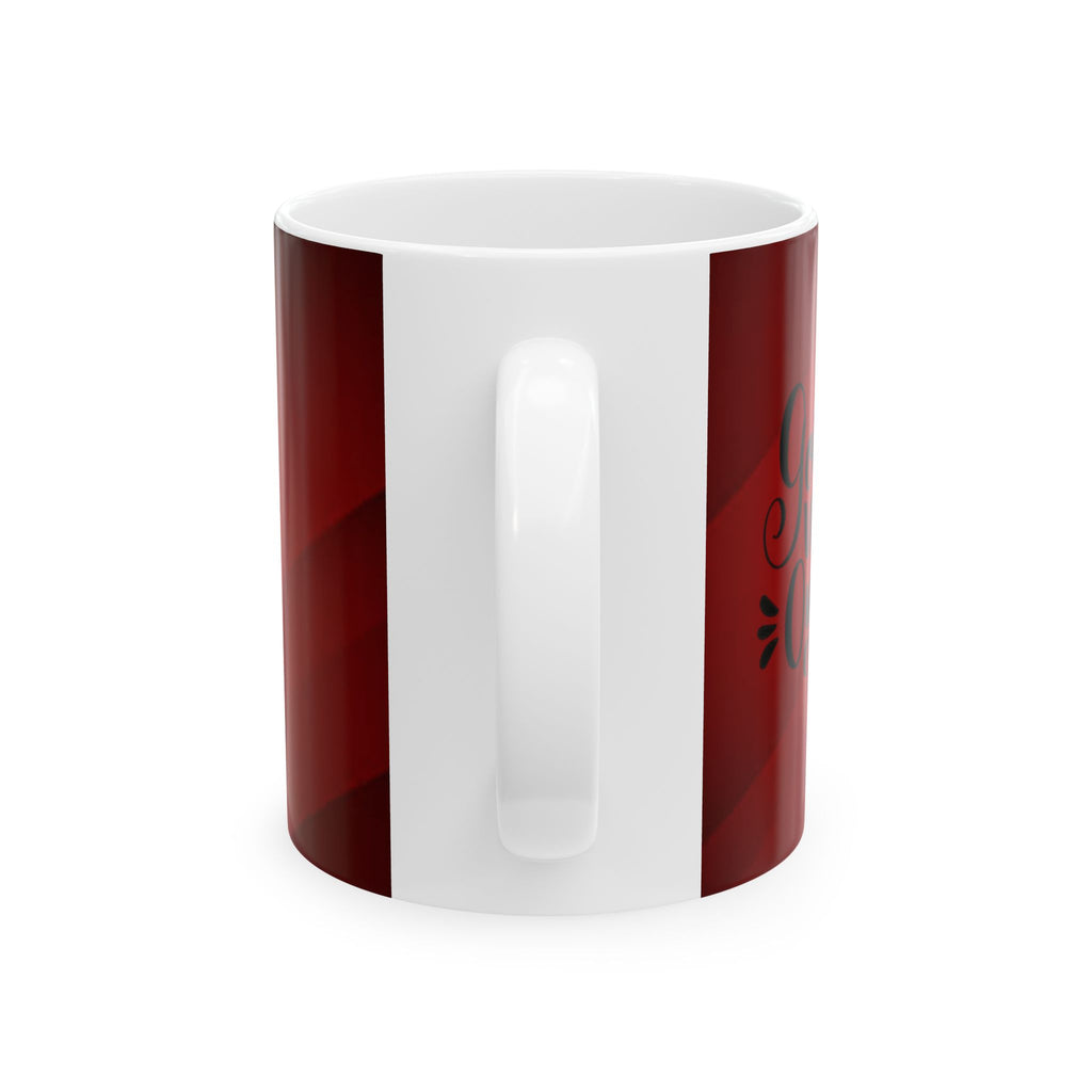 Personalized Name Red Ceramic Mug – Personalized 11oz or 15oz Coffee Cup